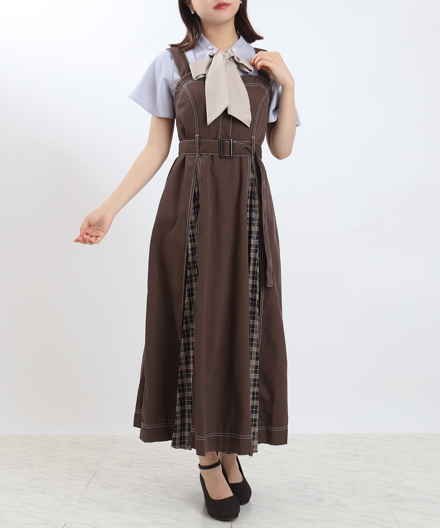 ブラウン model:156 着用サイズ:M