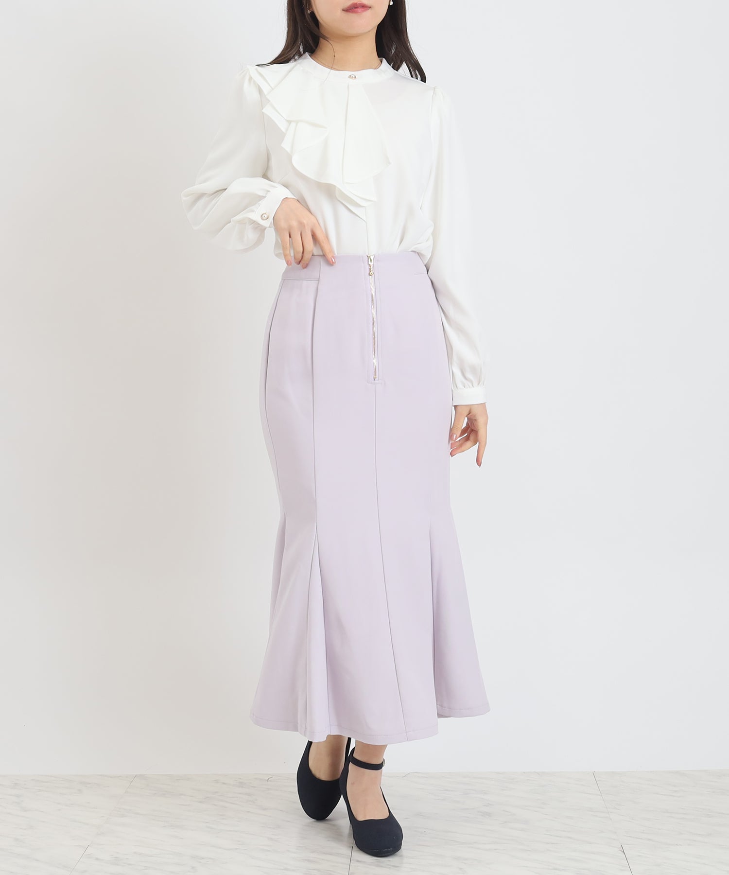 ラベンダー model:156cm 着用サイズ:S