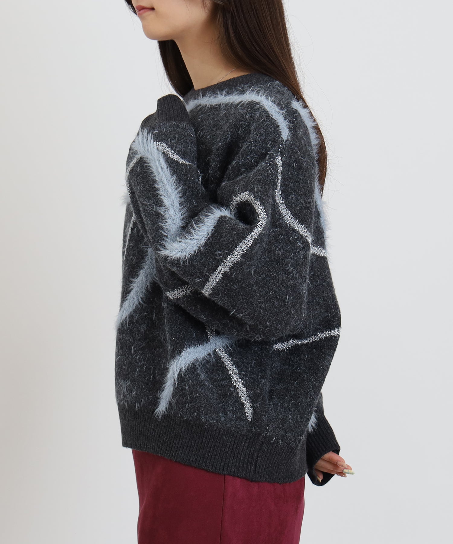 チャコール model:160cm 着用サイズ:M