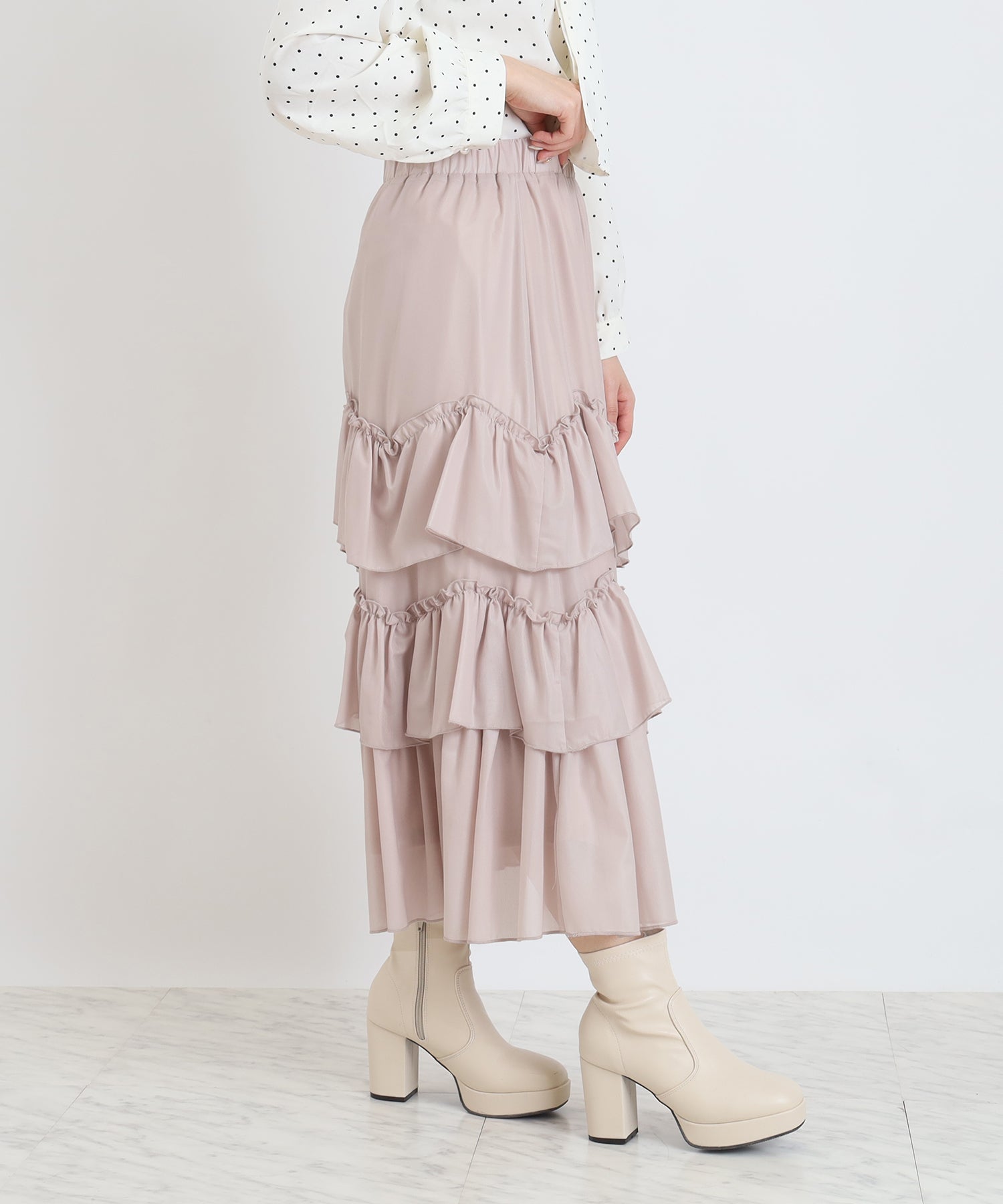 ピンク model:160cm 着用サイズ:M