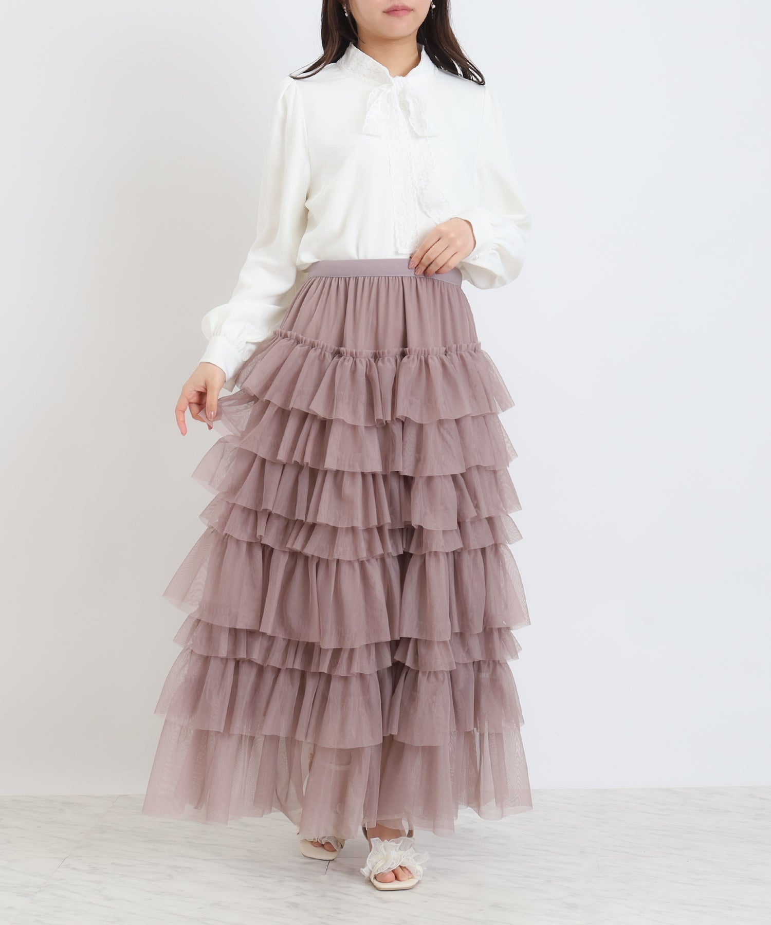 ピンク model:156 着用サイズ:M