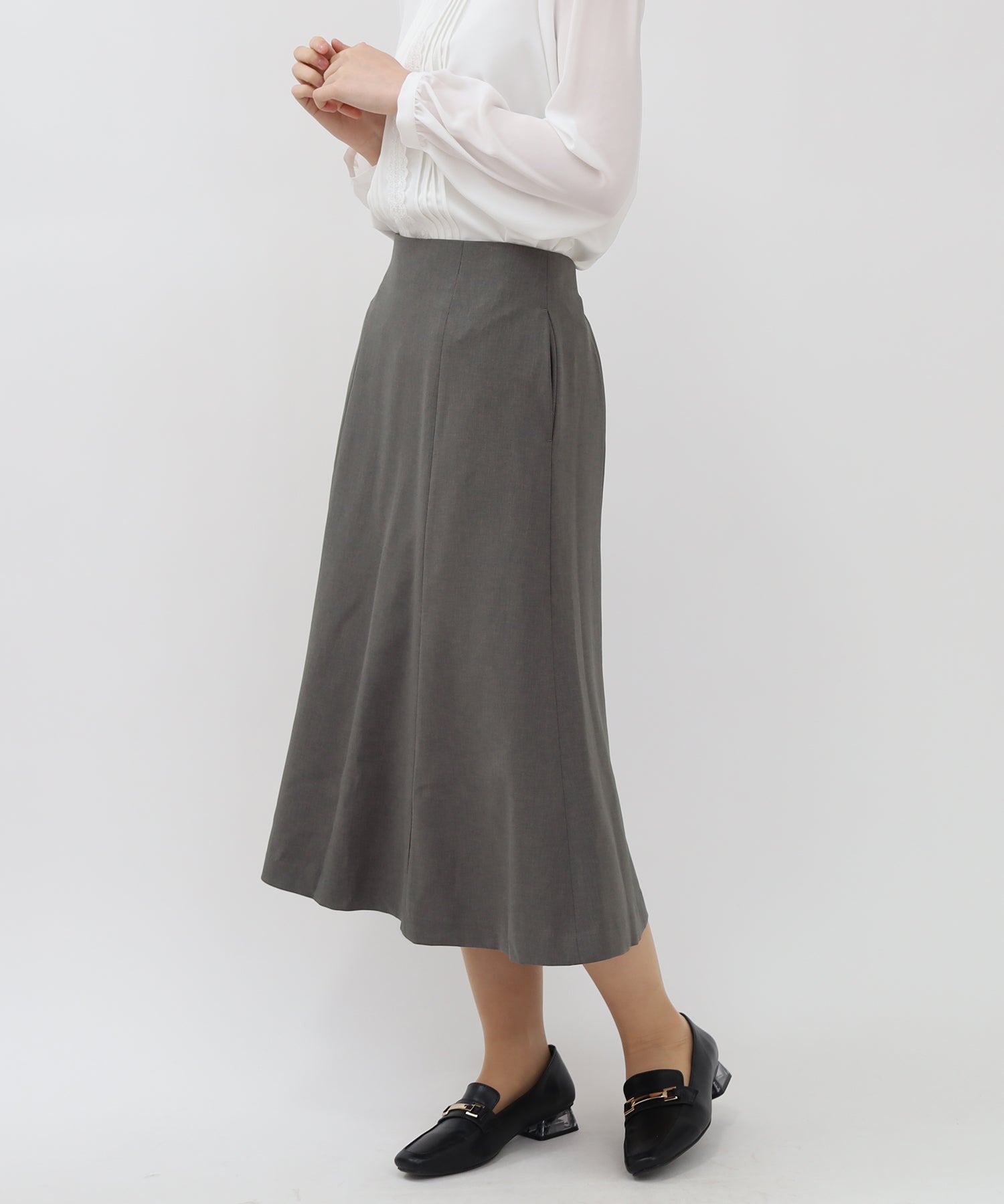 ライトグレー model:161cm 着用サイズ:S
