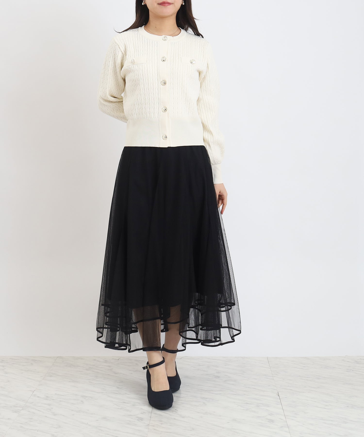 アイボリー model:156 着用サイズ:M