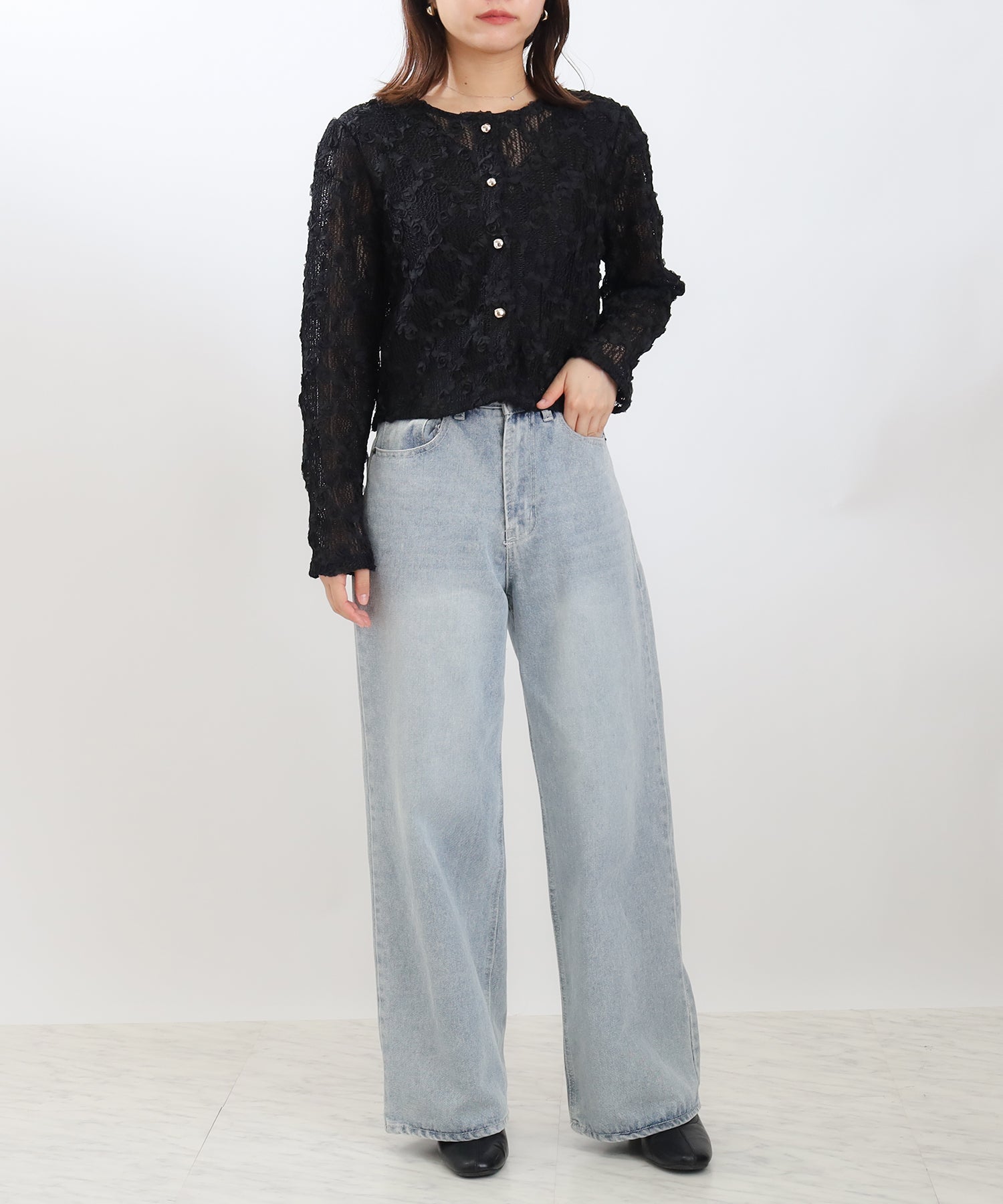 ブラック model:156 着用サイズ:M