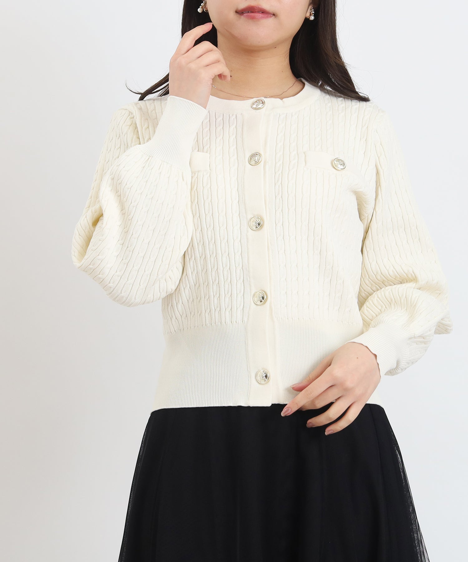 アイボリー model:156 着用サイズ:M