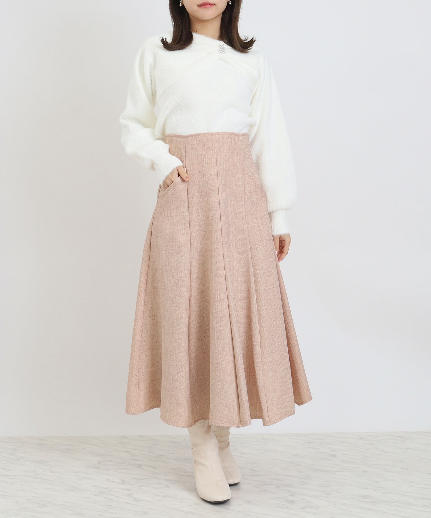 ピンク model:156cm 着用サイズ:M