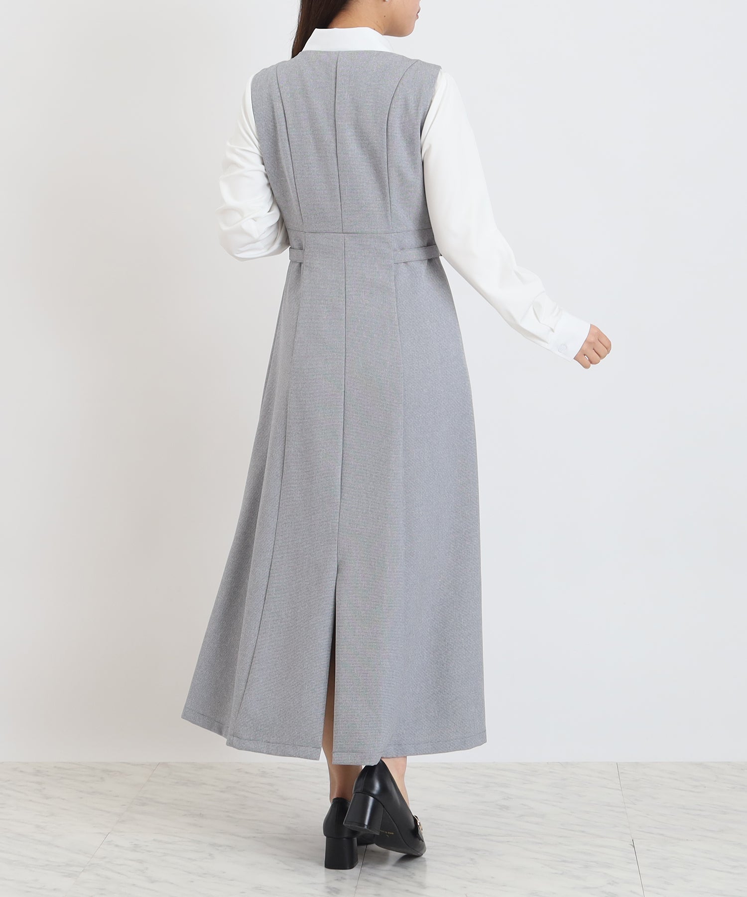 ライトグレー model:156cm 着用サイズ:M