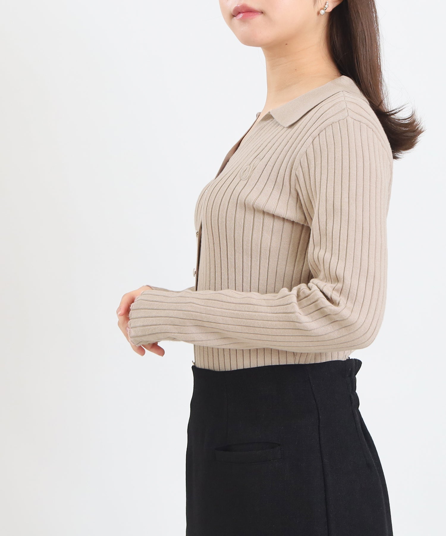 ベージュ model:156 着用サイズ:M