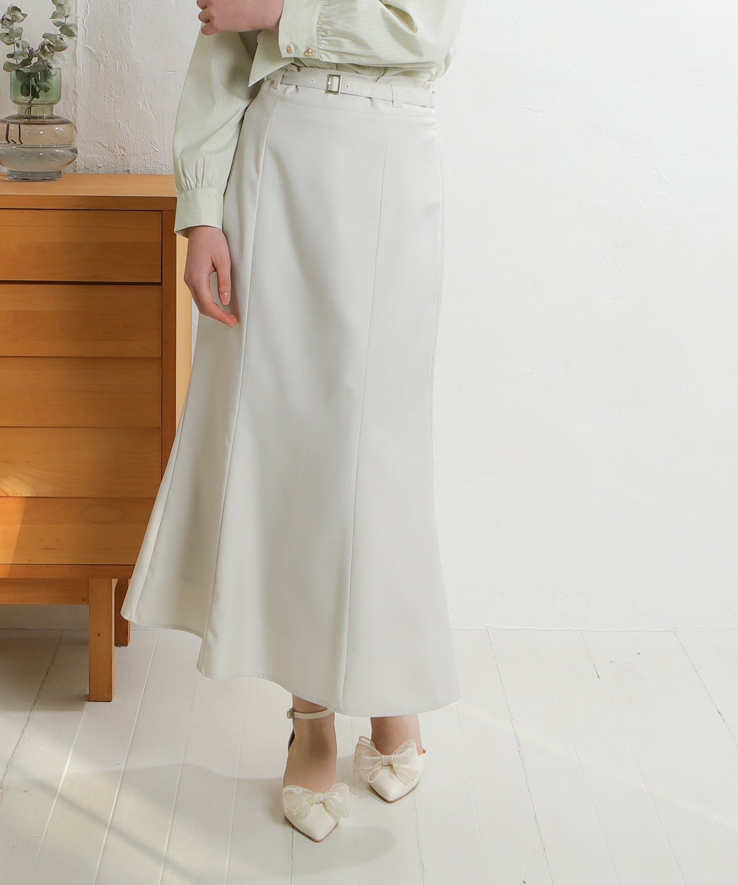 ベージュ model:171 着用サイズ:M