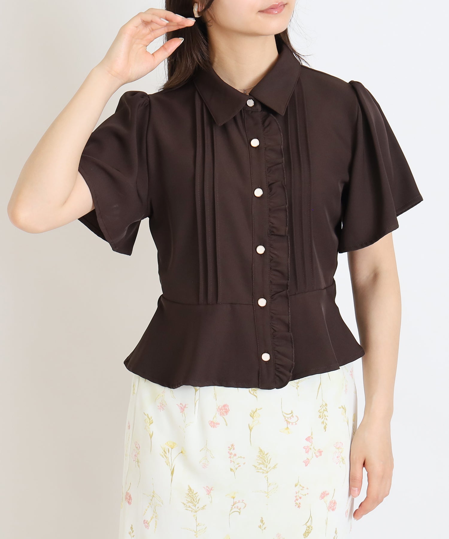ブラウン model:160cm 着用サイズ:M