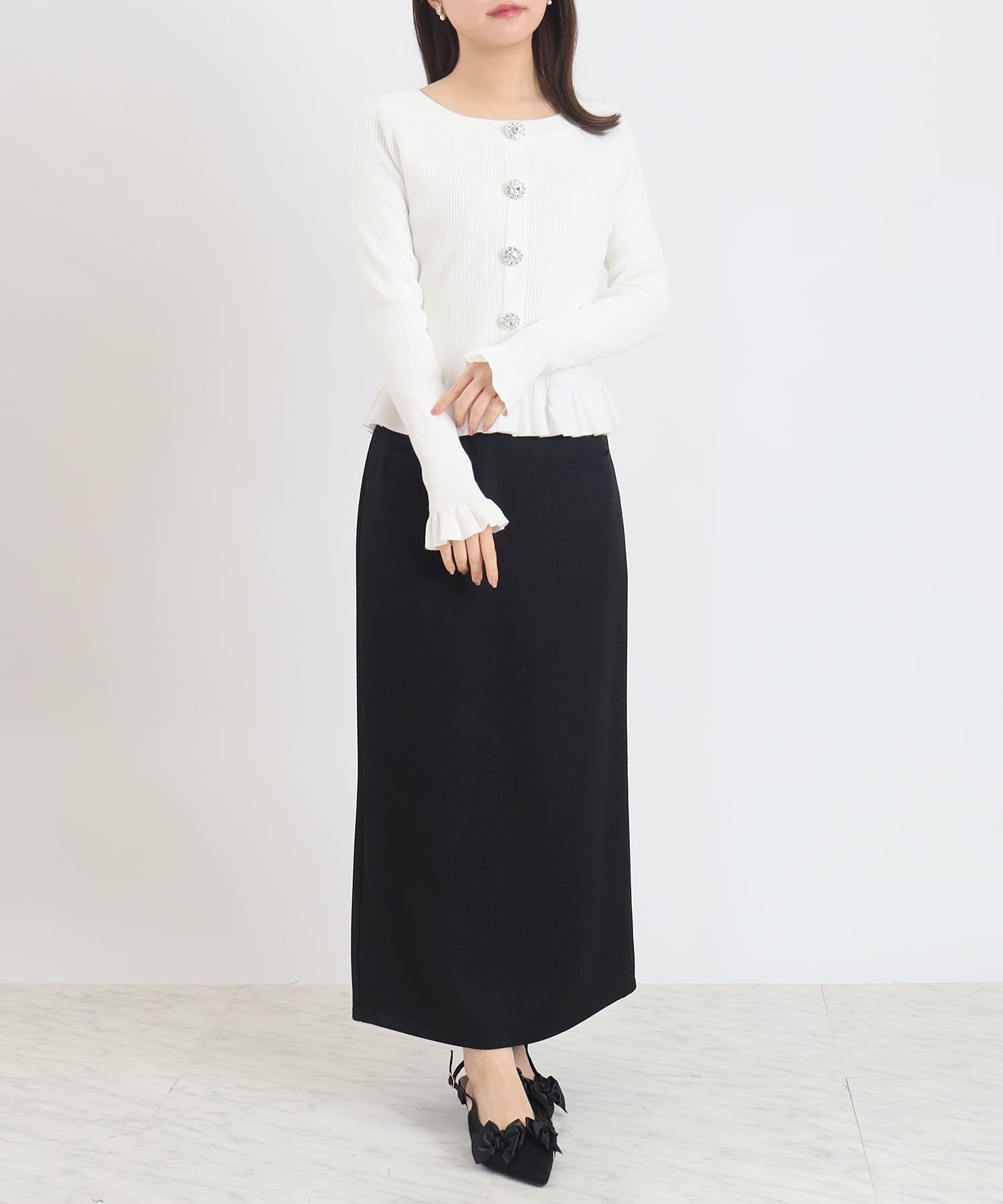 ホワイト model:156 着用サイズ:M