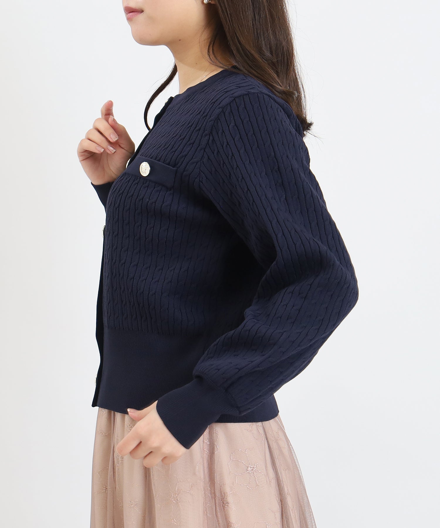 ネイビー model:156 着用サイズ:M