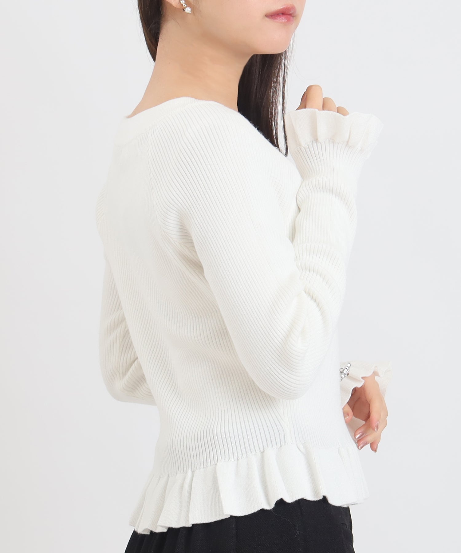 ホワイト model:156 着用サイズ:M