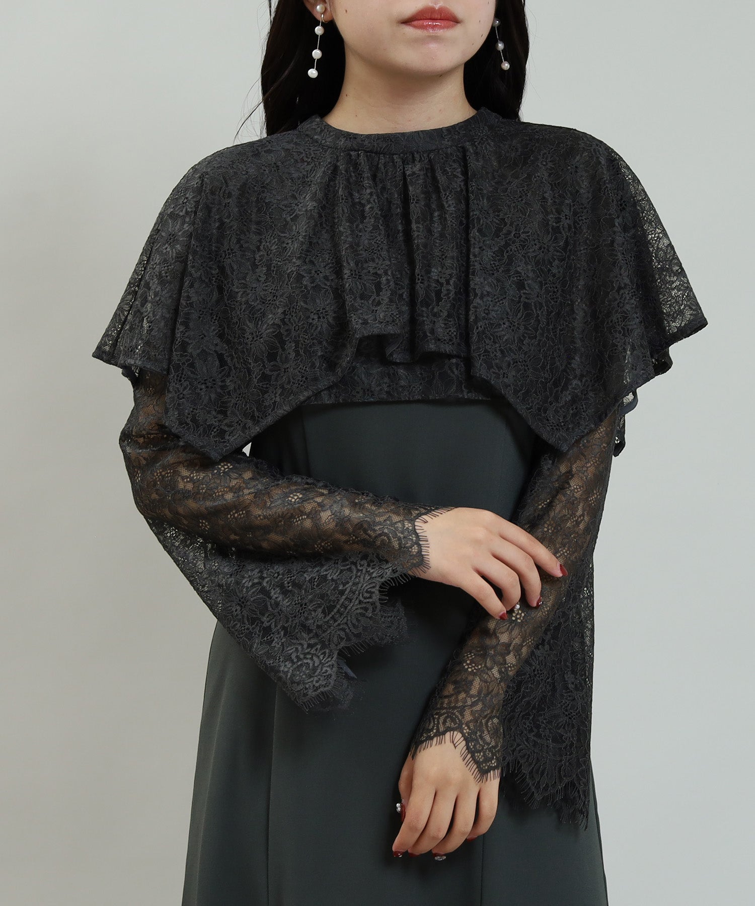 チャコール model:156cm 着用サイズ:M