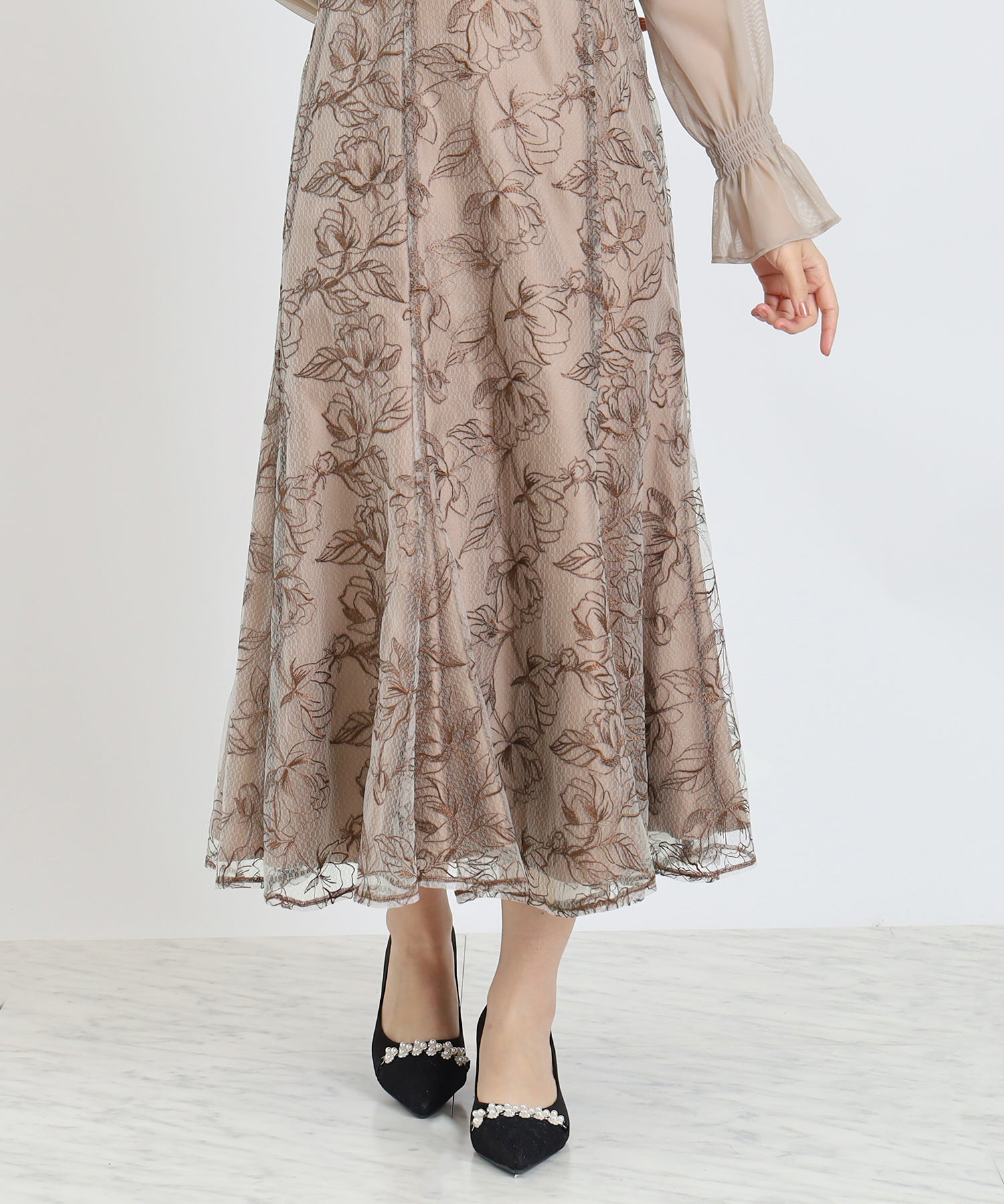 ブラウン model:156 着用サイズ:S