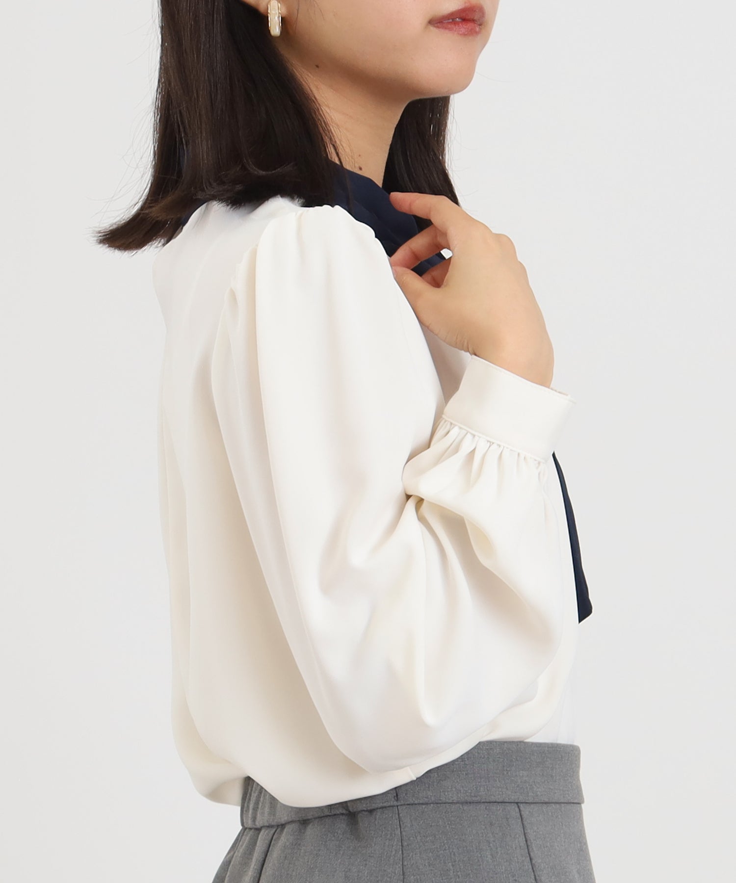 ベージュ model:156 着用サイズ:S