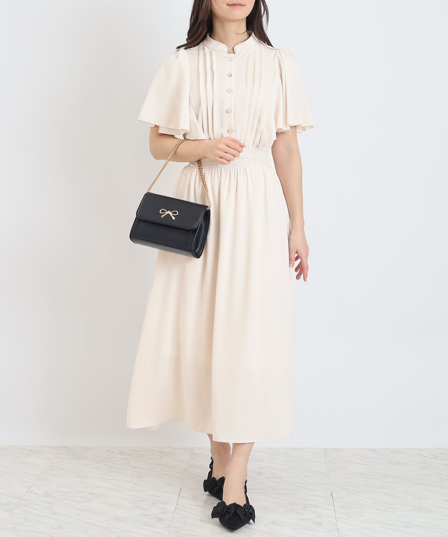 アイボリー model:160cm 着用サイズ:M