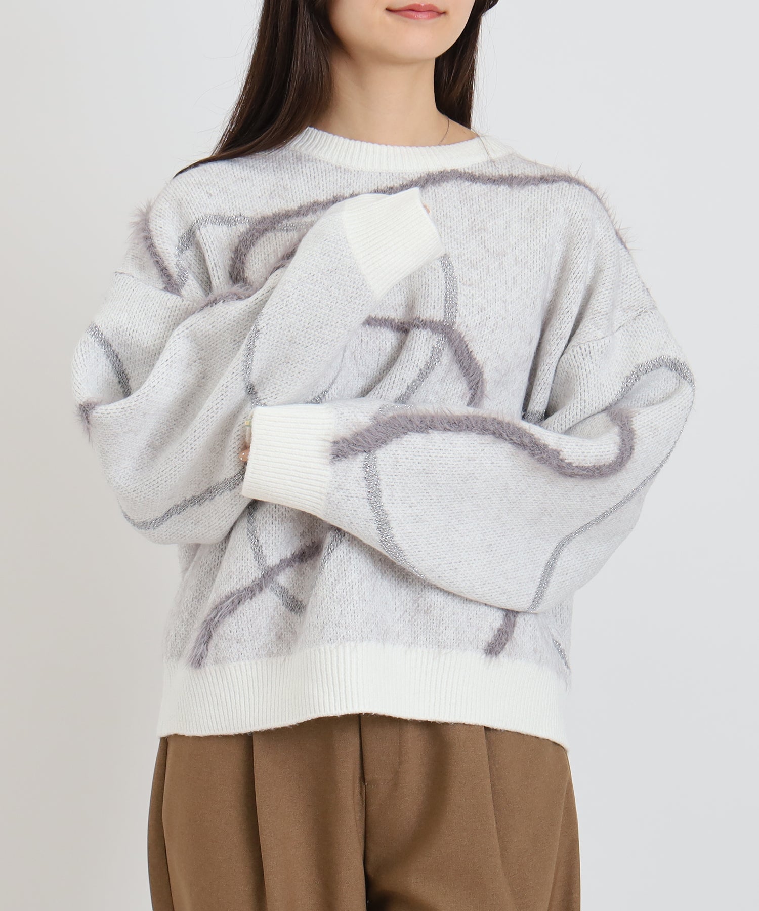 アイボリー model:160cm 着用サイズ:M