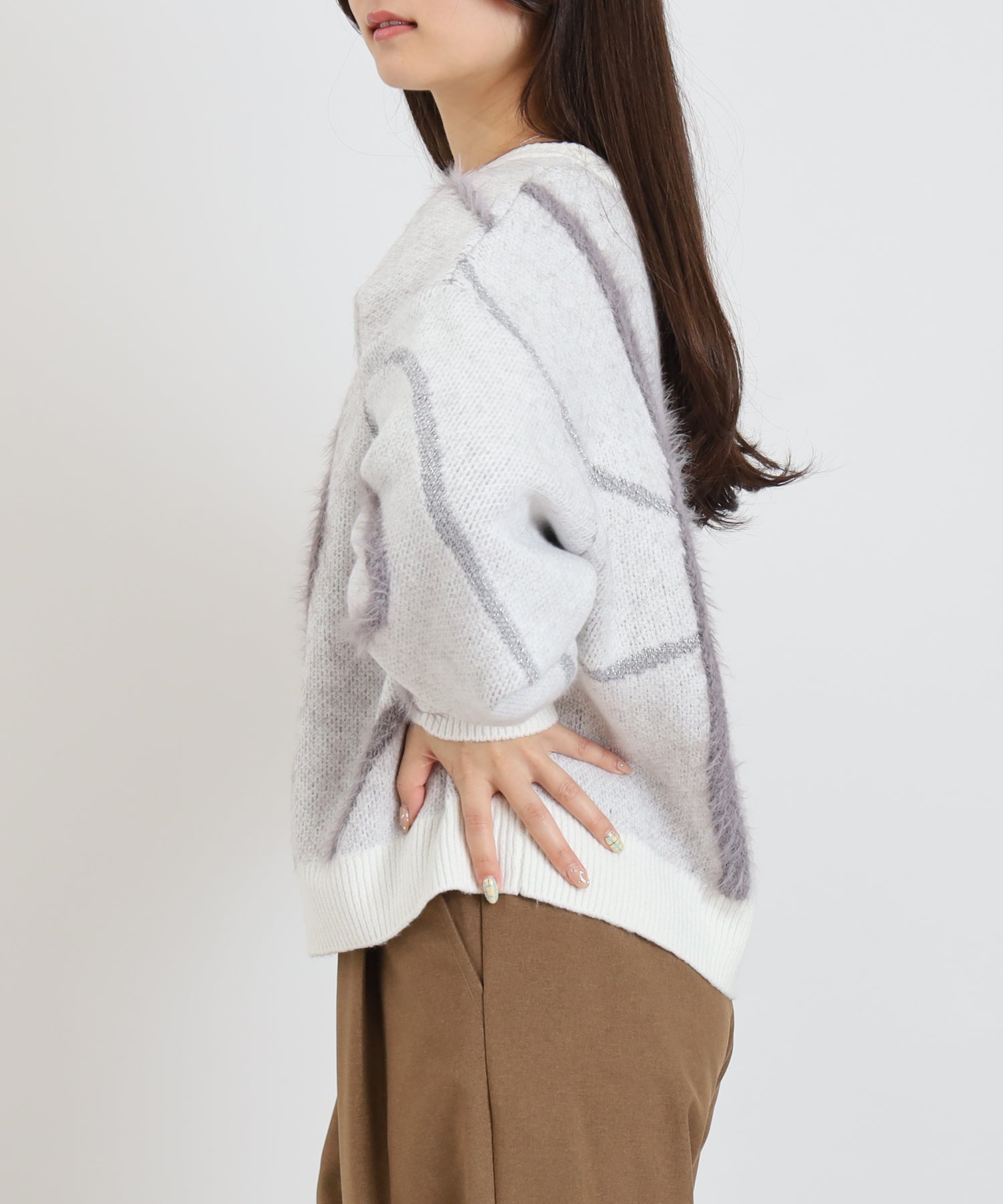 アイボリー model:160cm 着用サイズ:M