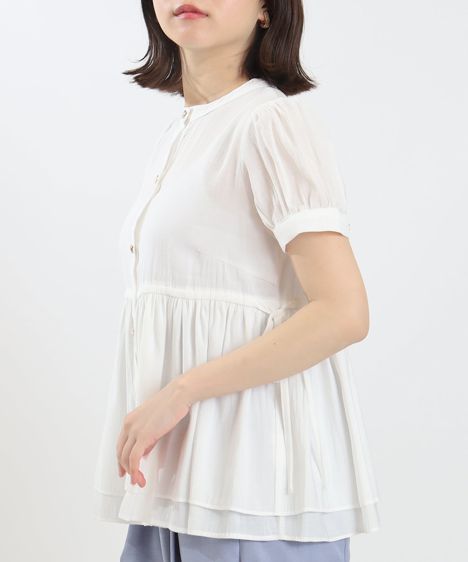 ホワイト model:156 着用サイズ:M