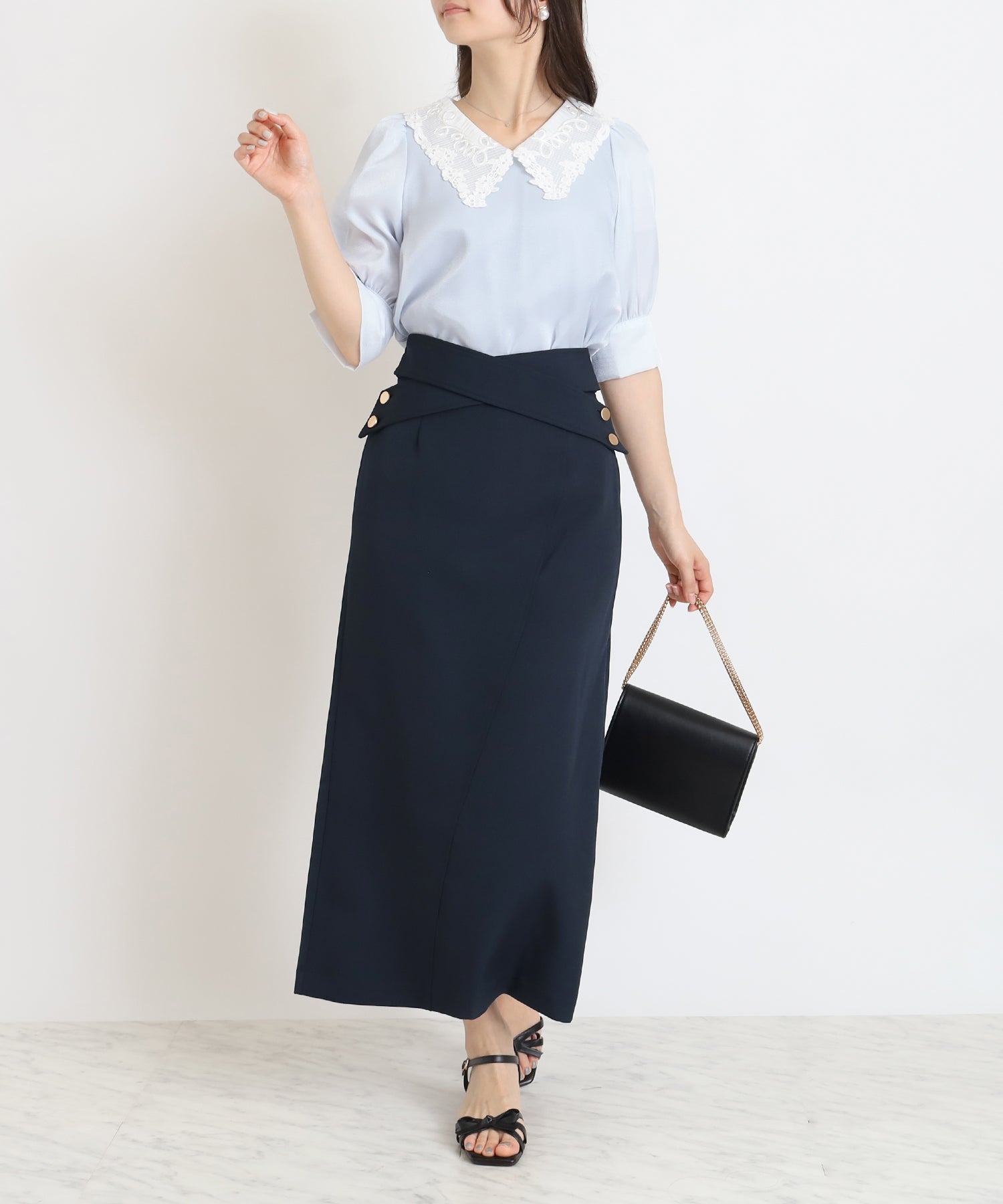 サックス model:160cm 着用サイズ:M