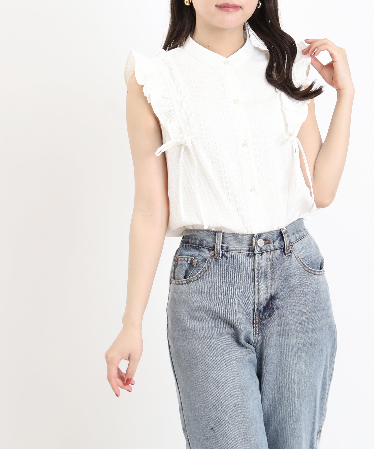 ホワイト model:156 着用サイズ:M