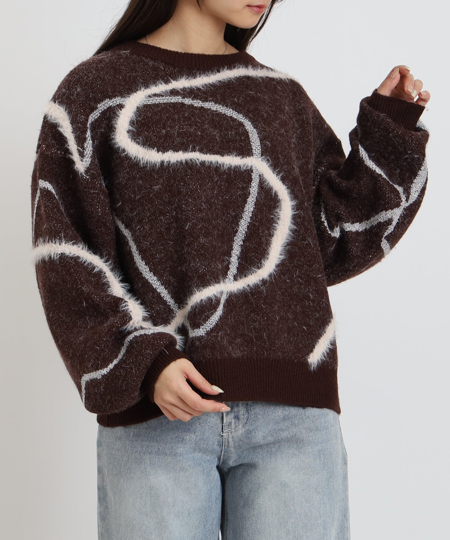 ブラウン model:160cm 着用サイズ:M