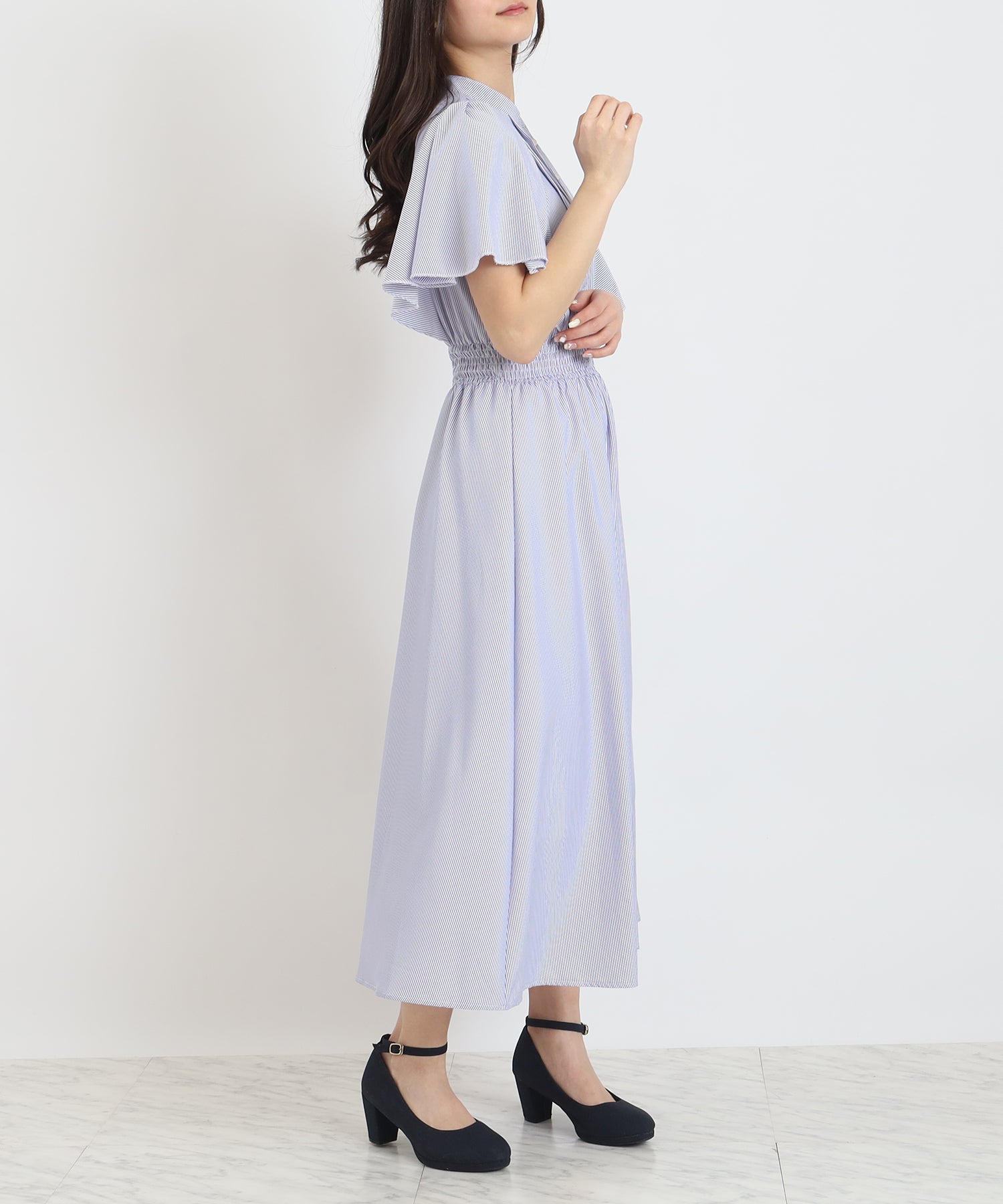 ホワイト×ブルー model:160cm 着用サイズ:M