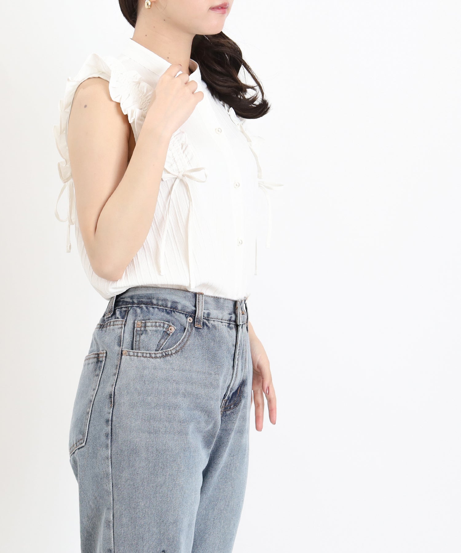 ホワイト model:156 着用サイズ:M