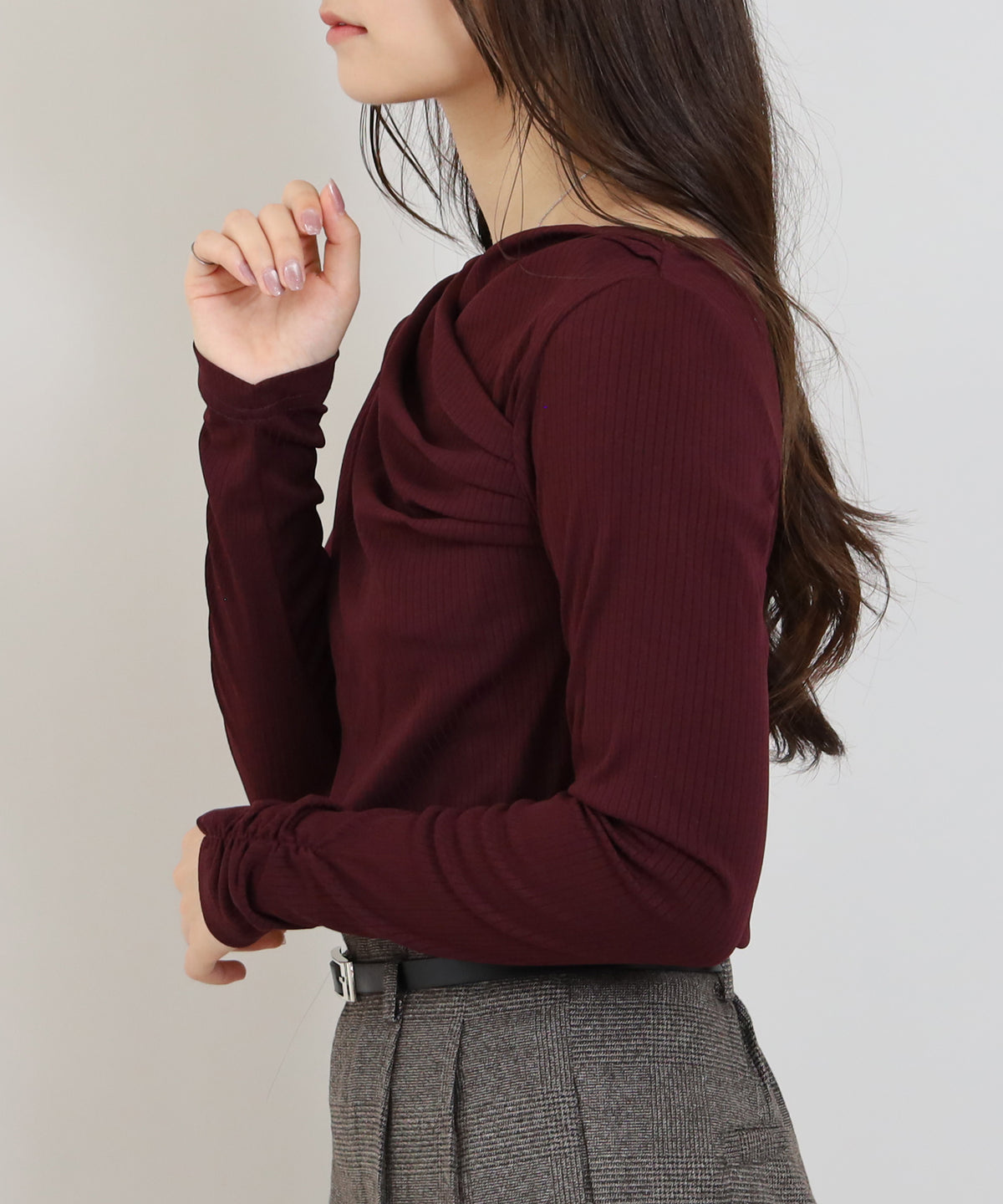 ワイン model:160cm 着用サイズ:M