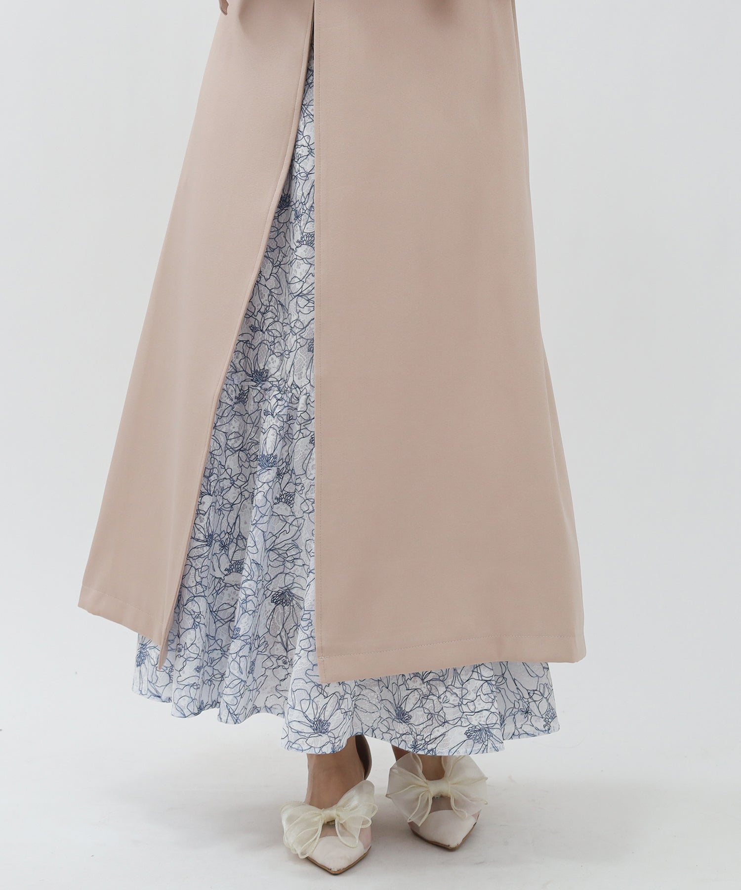 ピンクベージュ model:156 着用サイズ:S