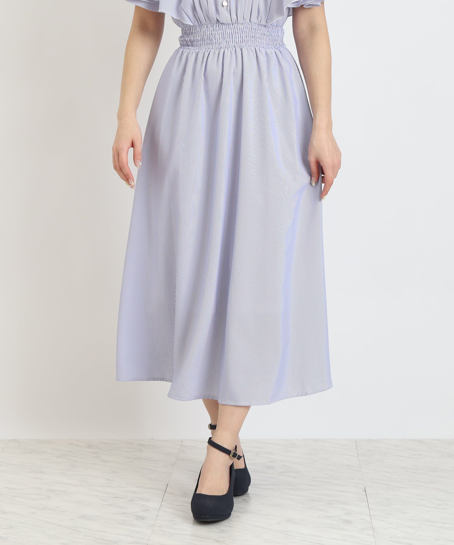 ホワイト×ブルー model:160cm 着用サイズ:M