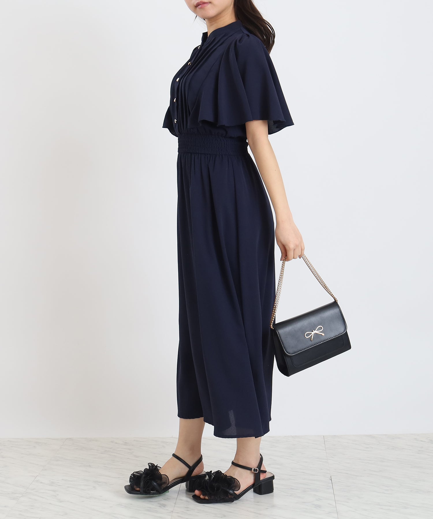 ネイビー model:156cm 着用サイズ:M