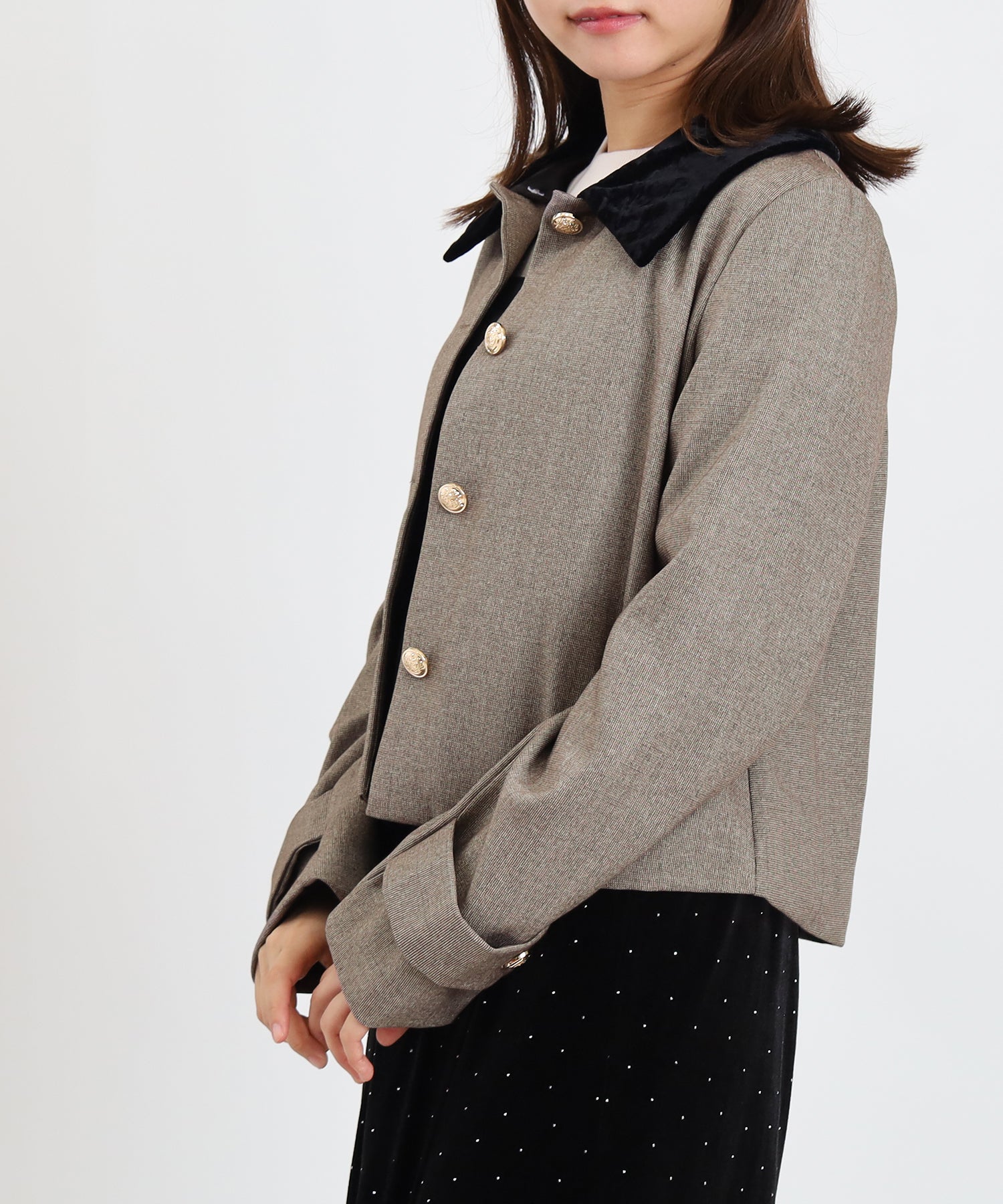 ブラウン model:156 着用サイズ:M