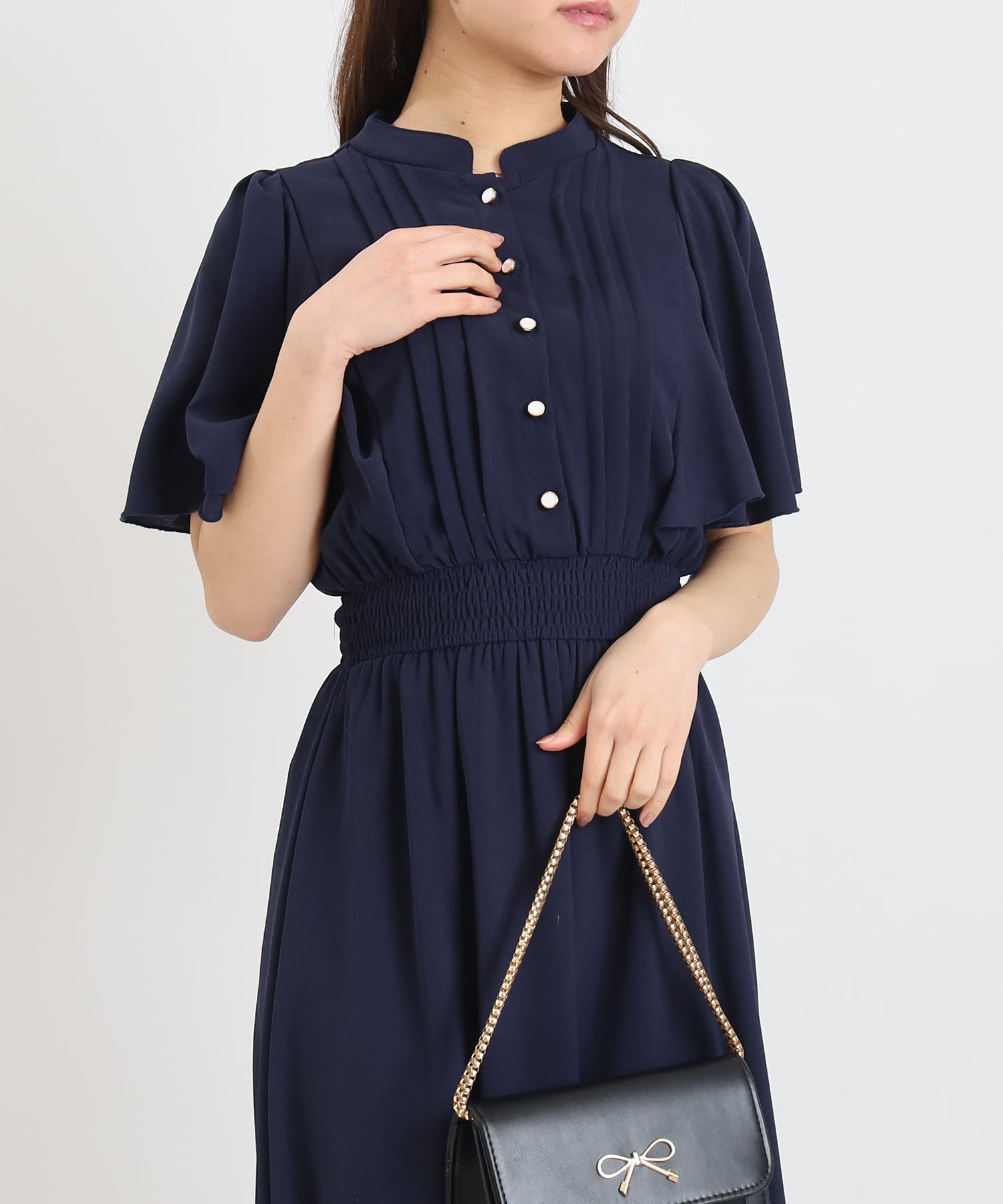 ネイビー model:156cm 着用サイズ:M