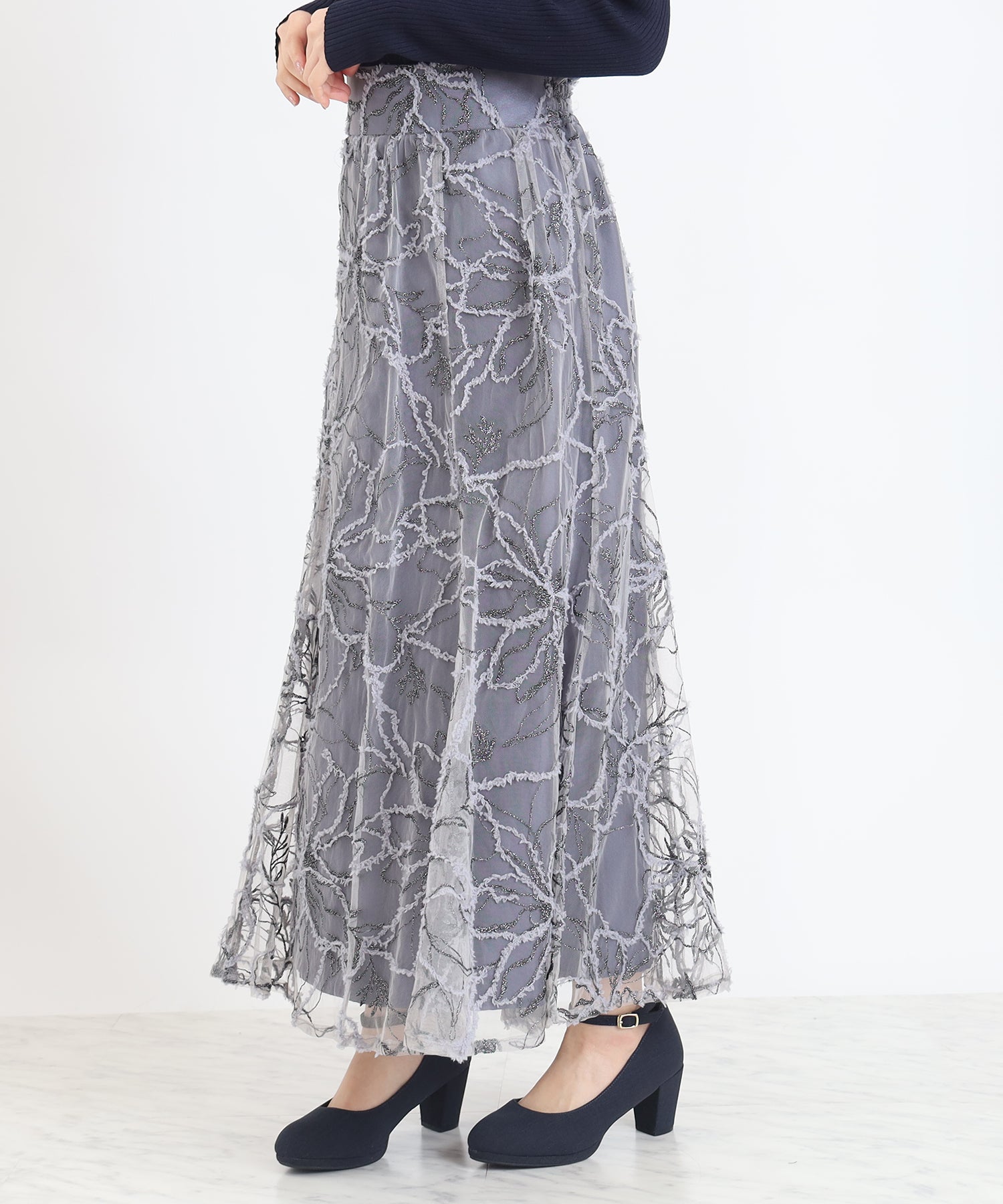 ライトグレー model:156 着用サイズ:M