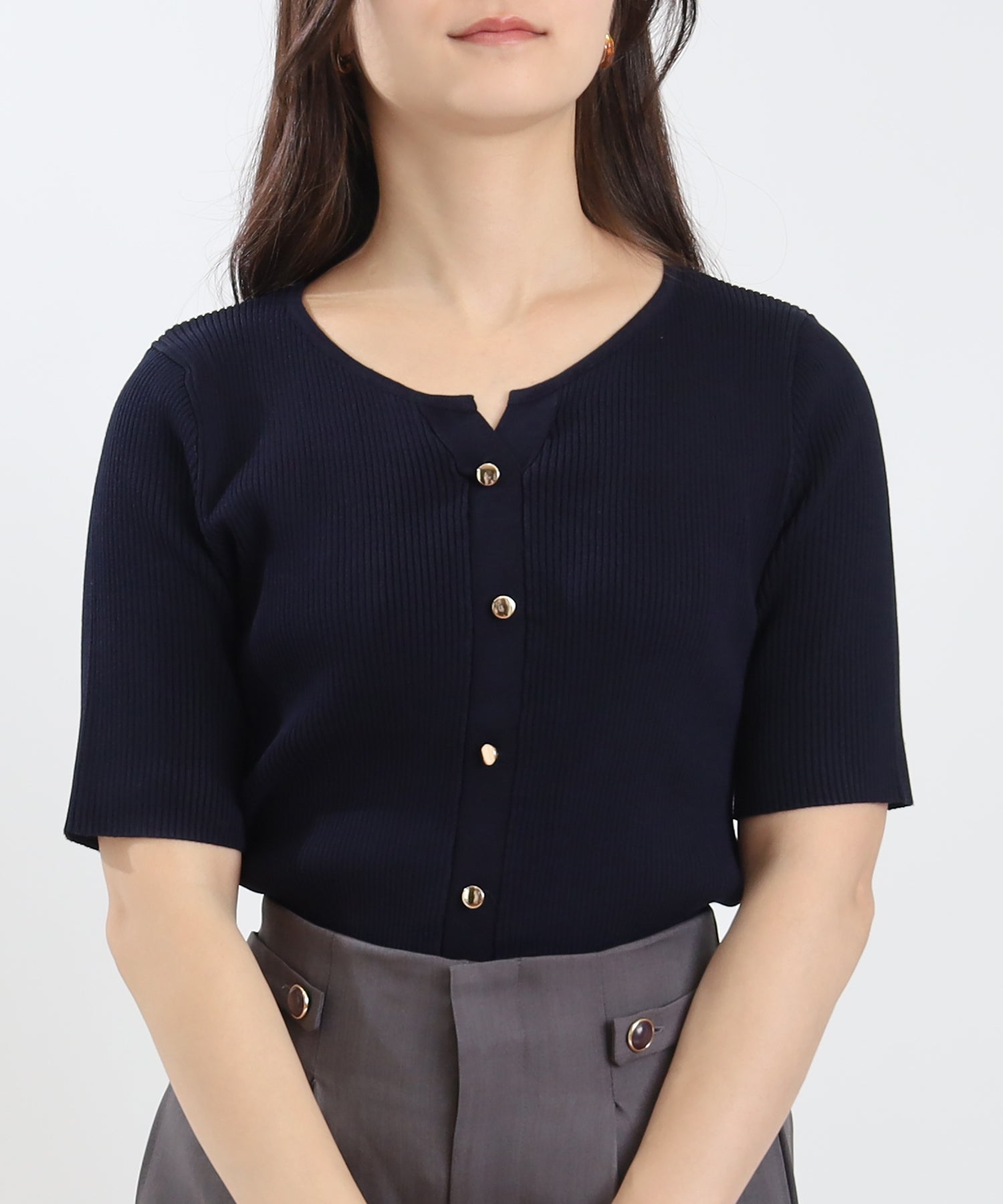 ネイビー model:160 着用サイズ:M