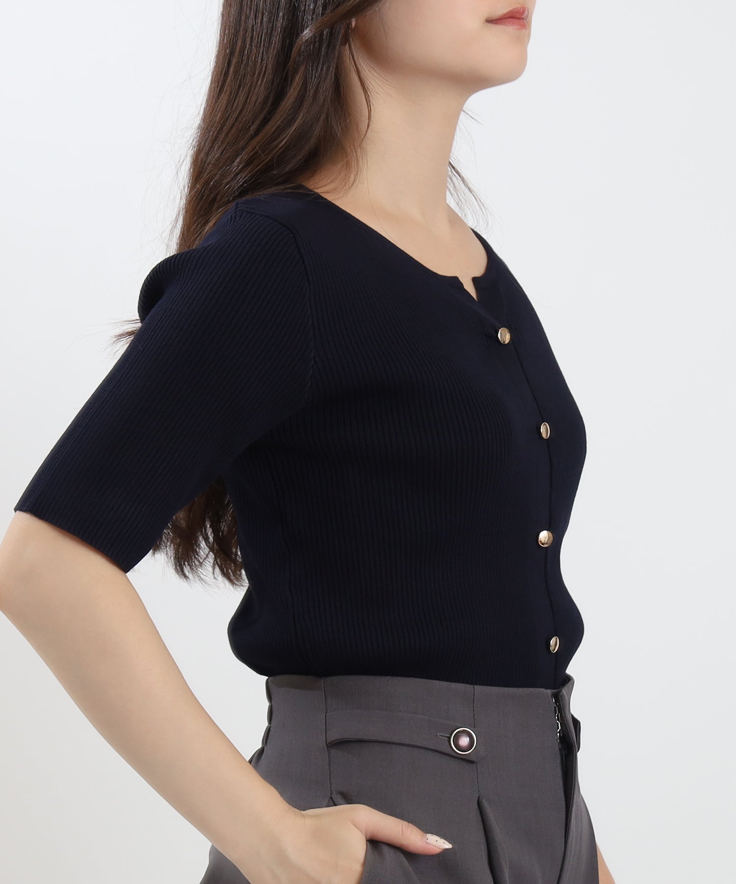 ネイビー model:160 着用サイズ:M