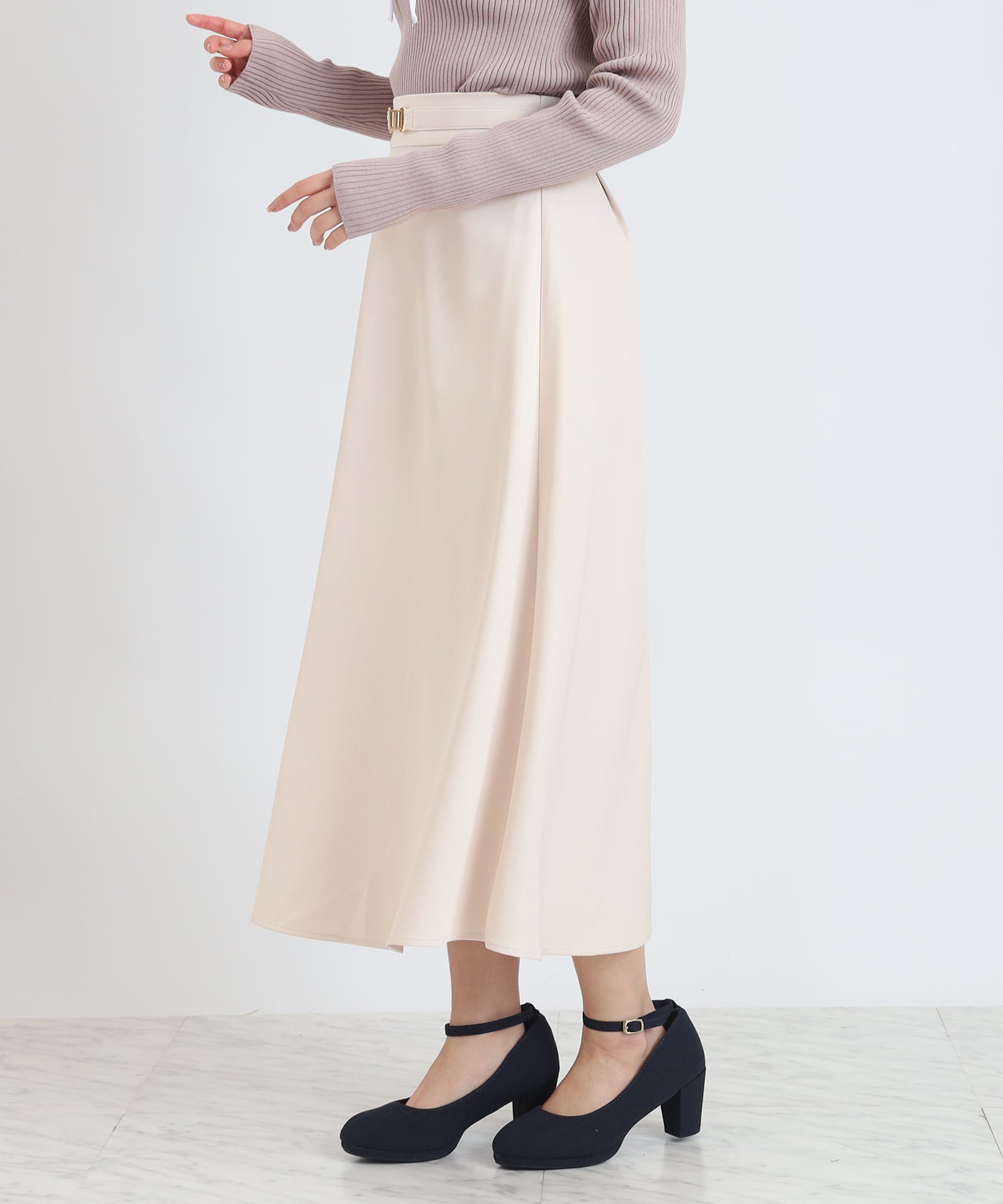 ベージュ model:156cm 着用サイズ:S