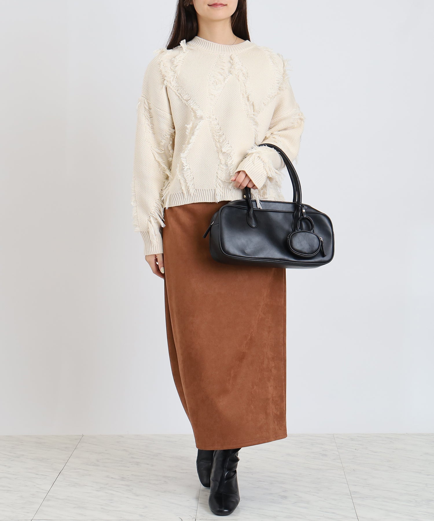 アイボリー model:160cm 着用サイズ:M