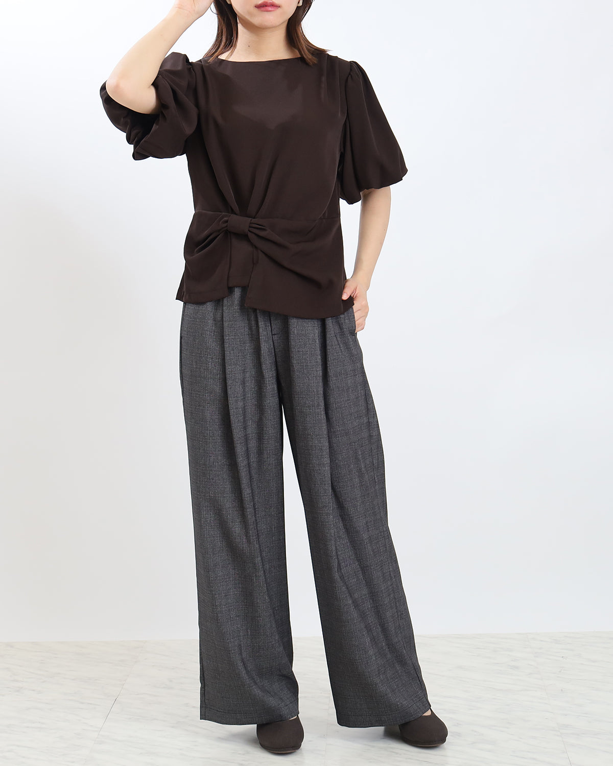 ブラウン model:156cm 着用サイズ:M
