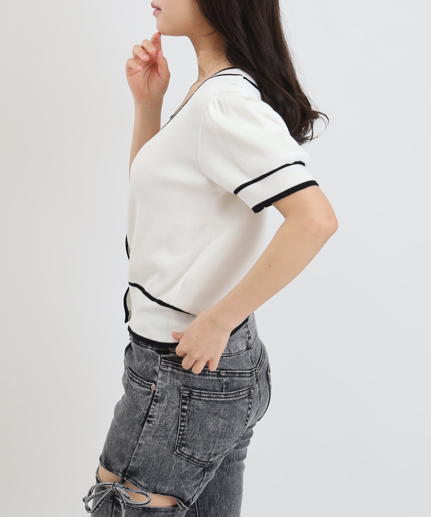 ホワイト model:156cm 着用サイズ:M