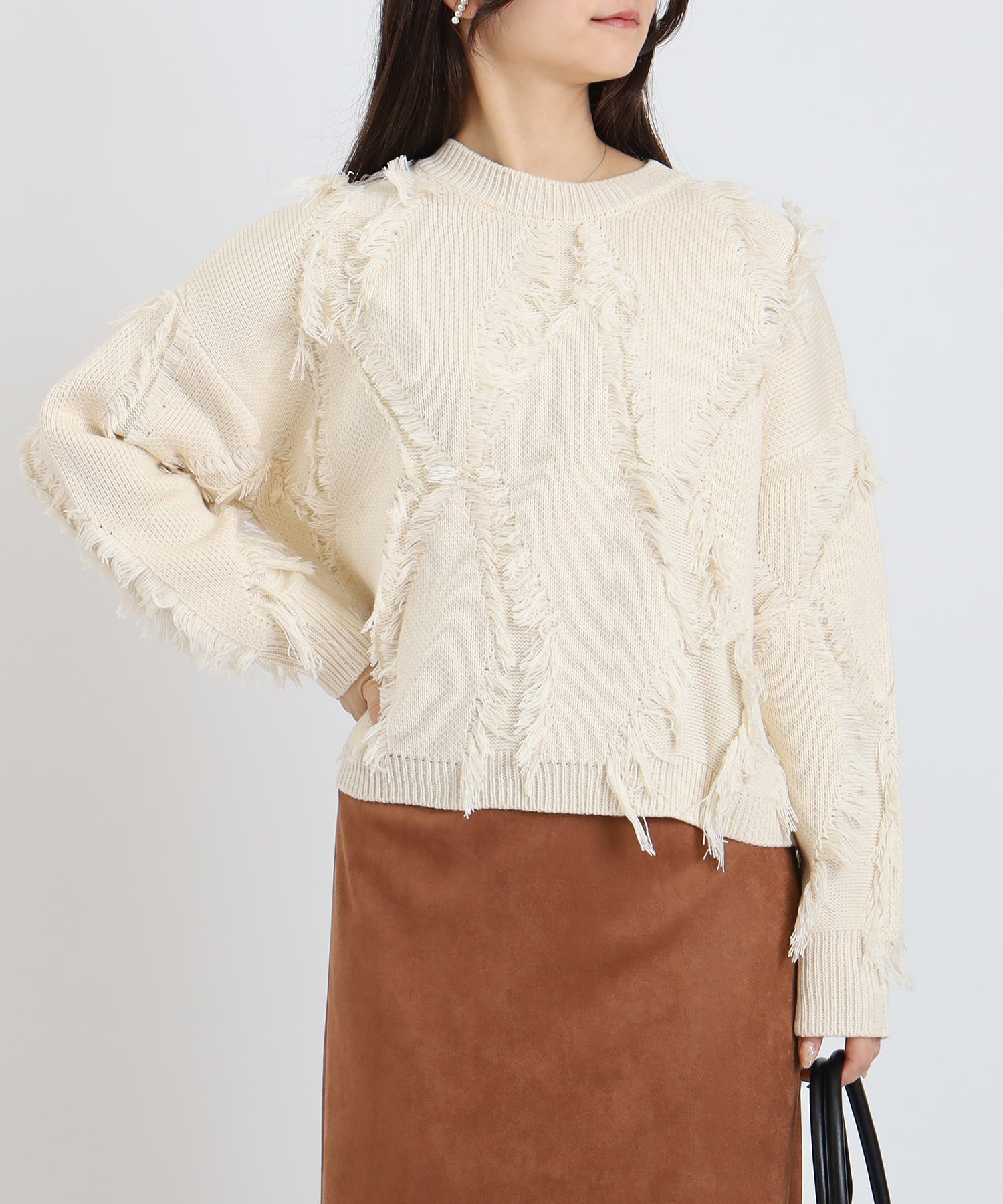 アイボリー model:160cm 着用サイズ:M