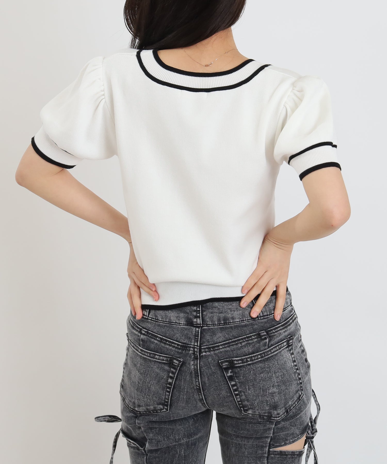 ホワイト model:156cm 着用サイズ:M