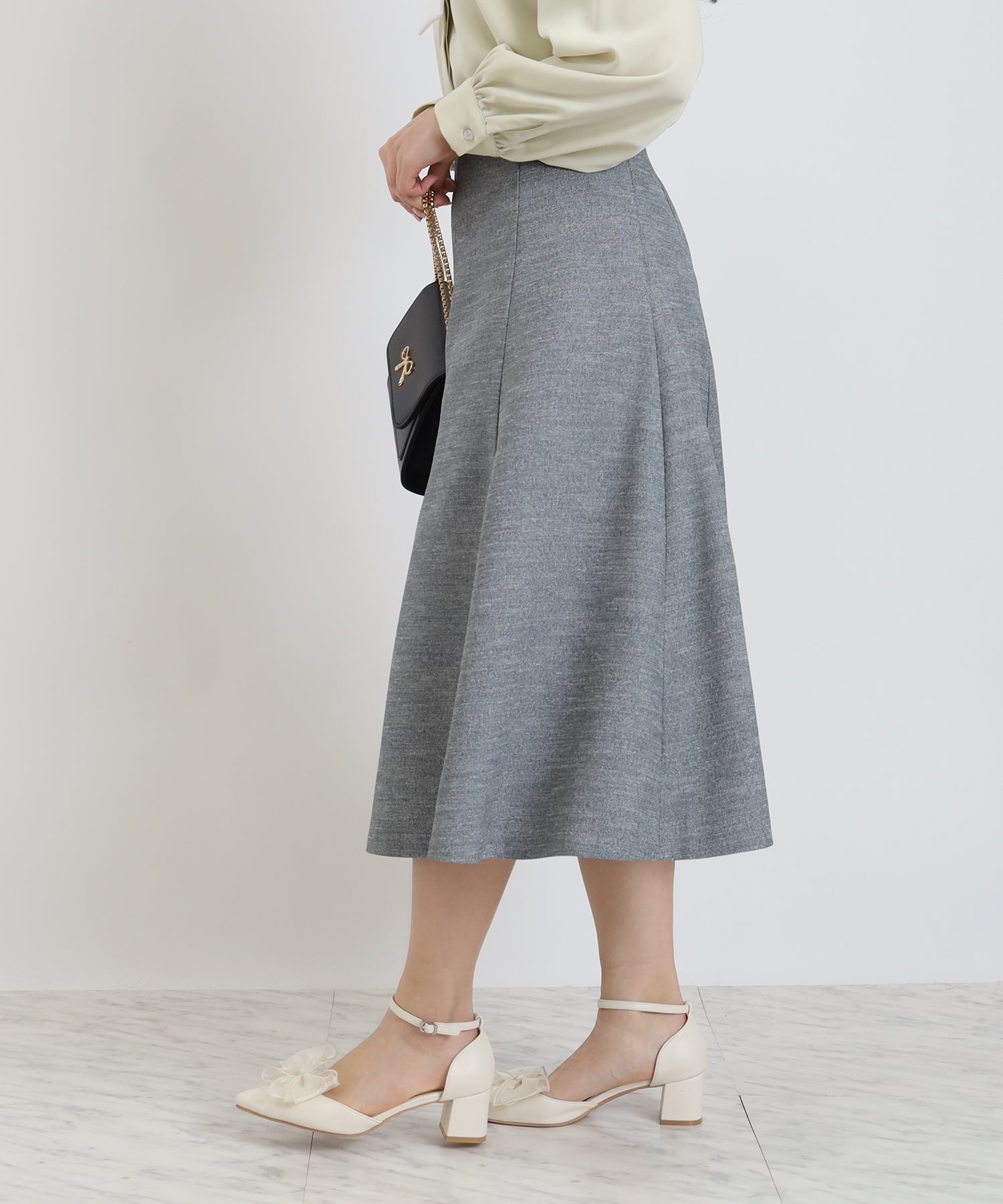 ライトグレー model:156cm 着用サイズ:M