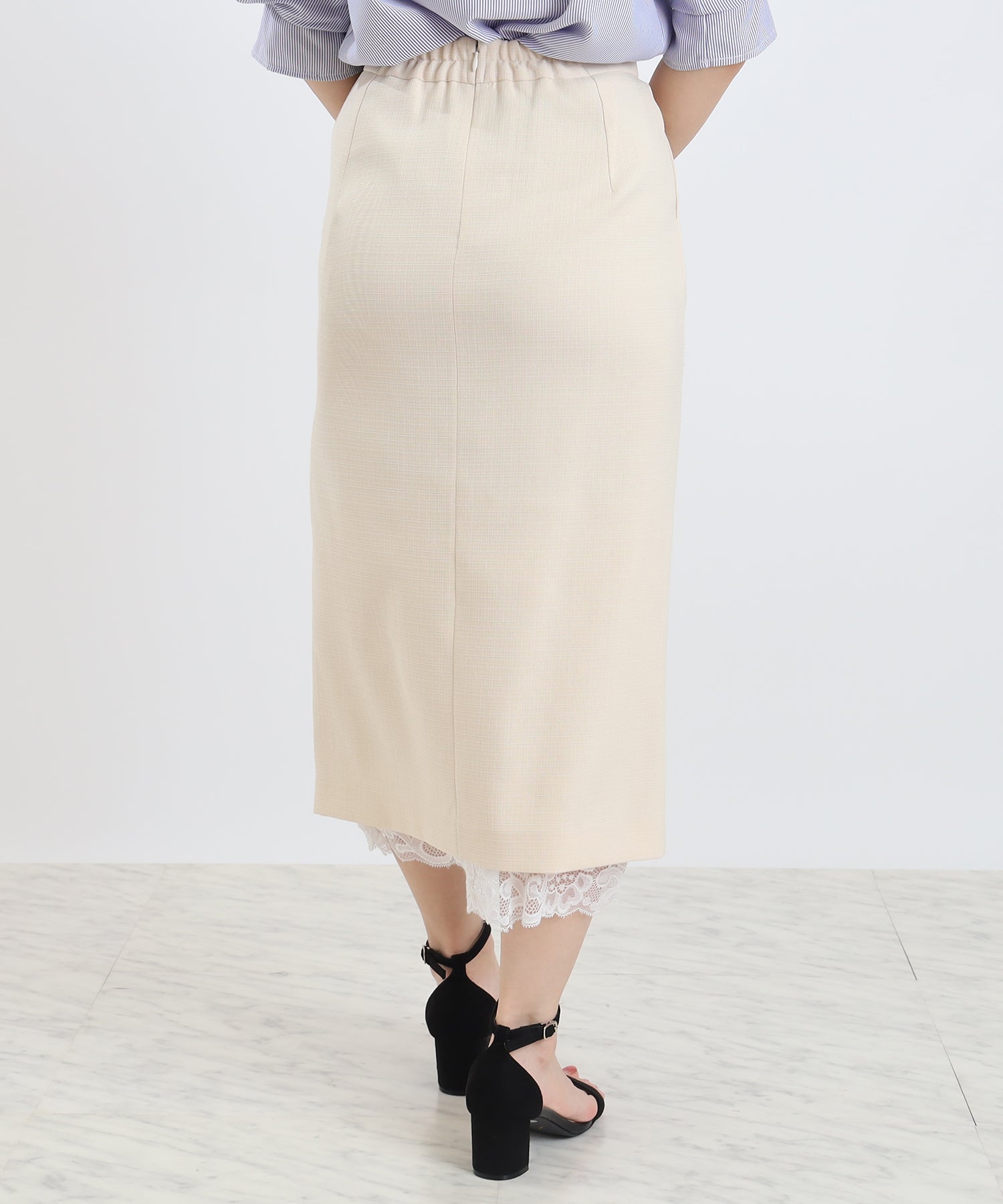 ベージュ model:160 着用サイズ:M