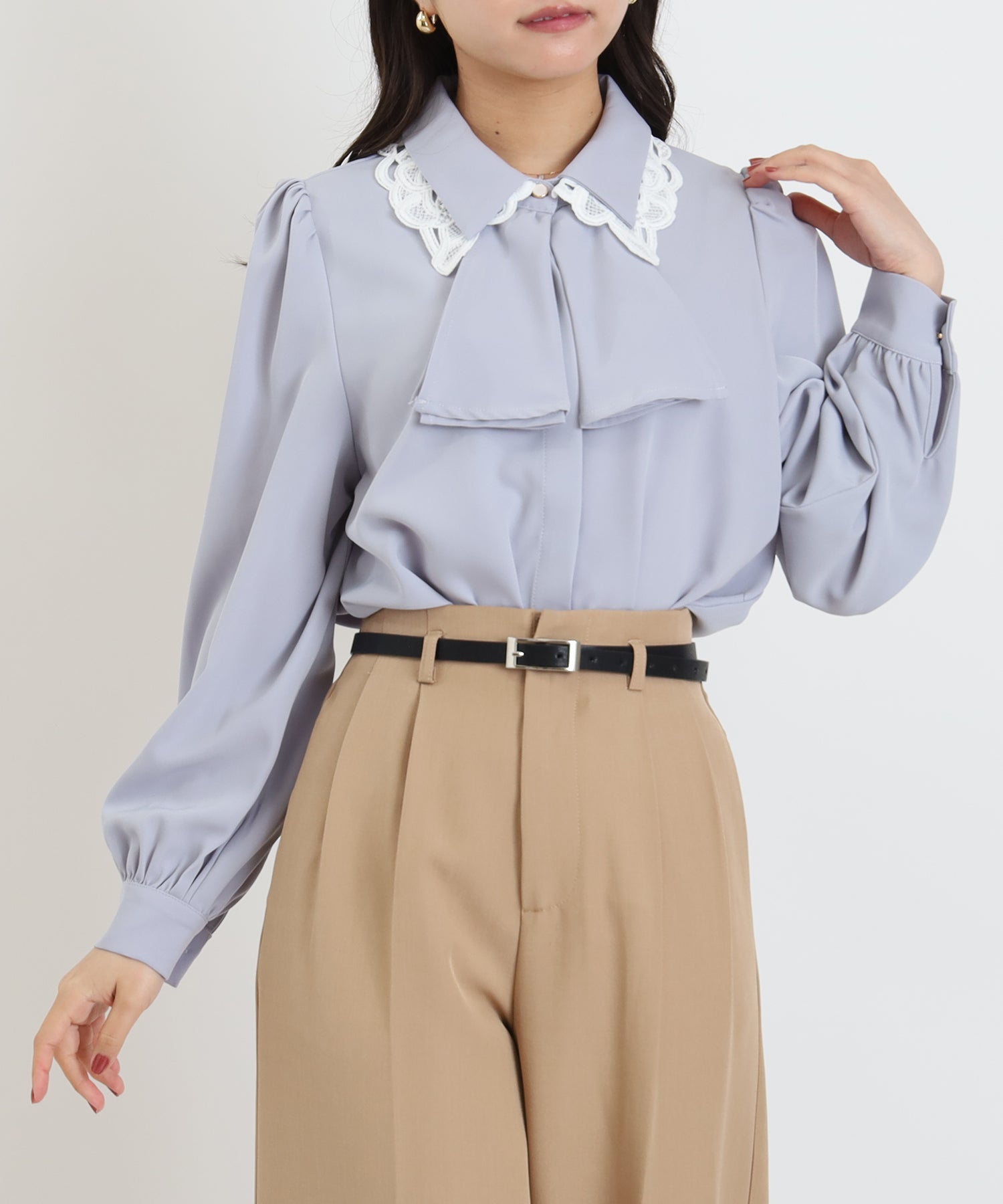 ダスティブルー model:156cm 着用サイズ:S