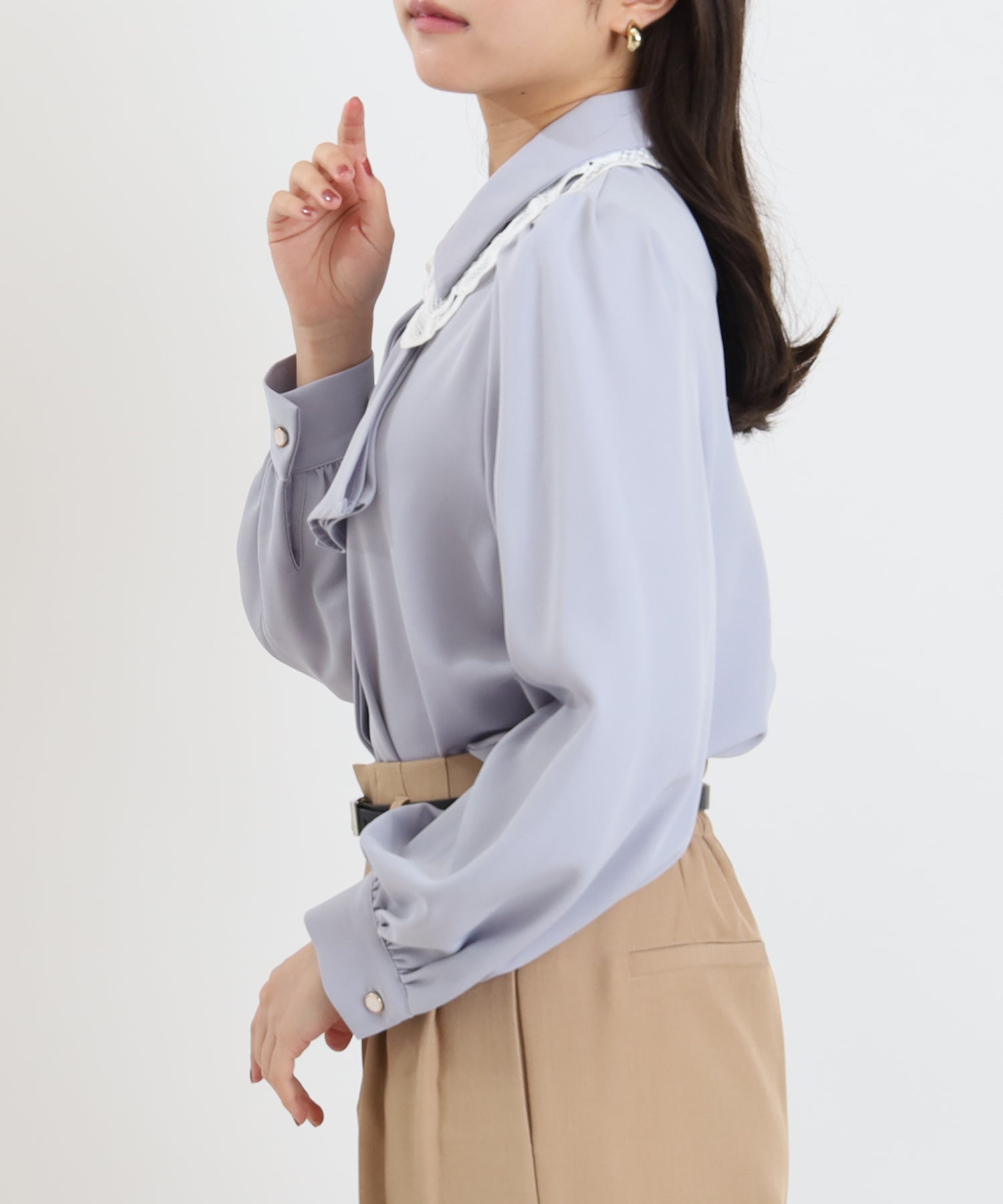 ダスティブルー model:156cm 着用サイズ:S