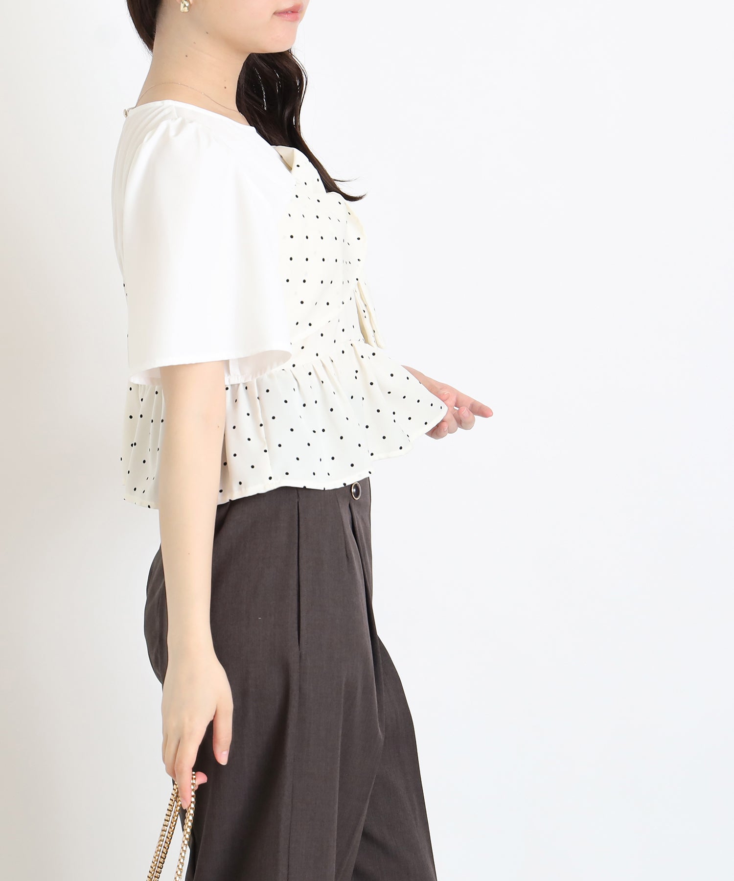 ホワイト model:156 着用サイズ:M