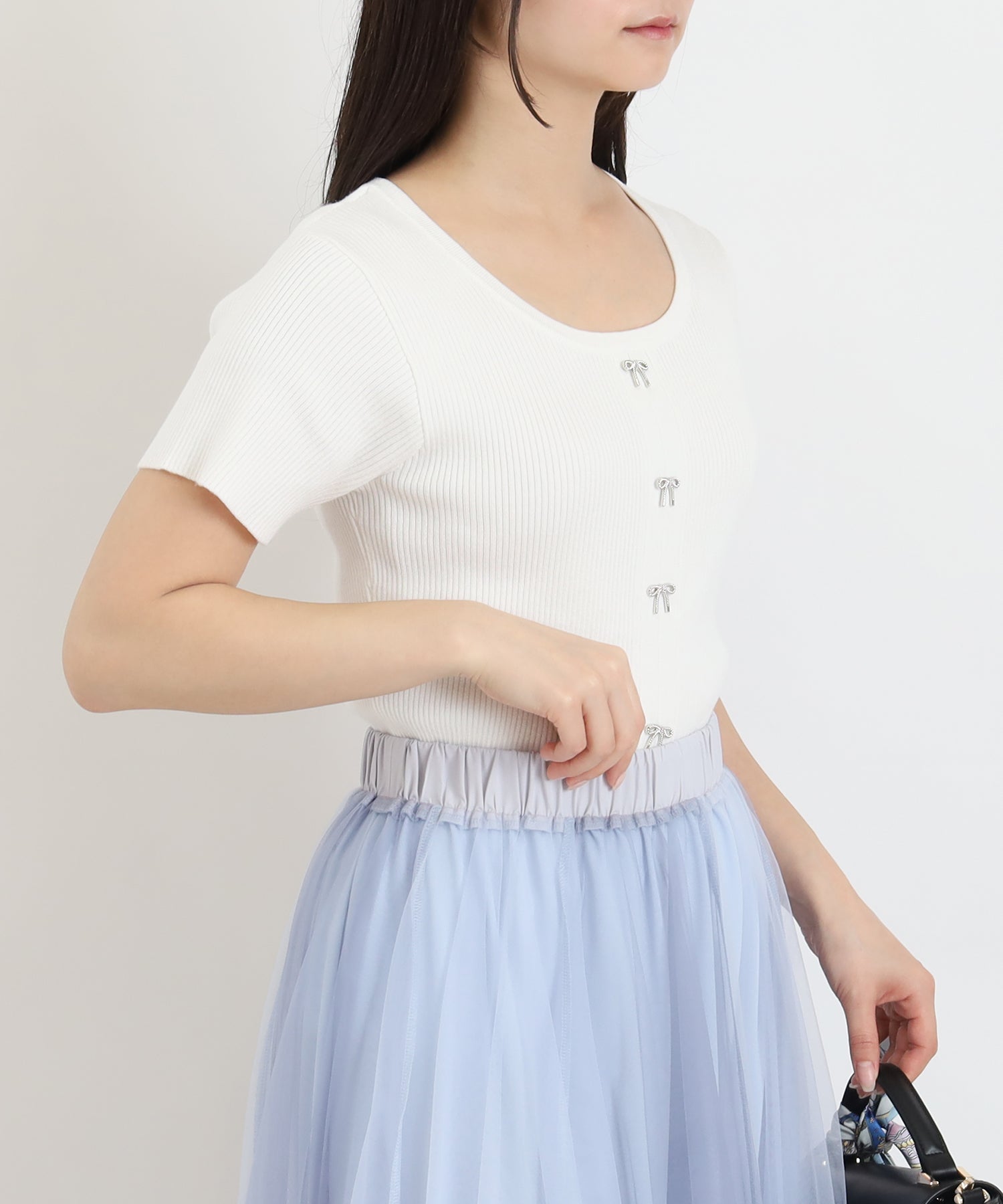 ホワイト model:160 着用サイズ:M